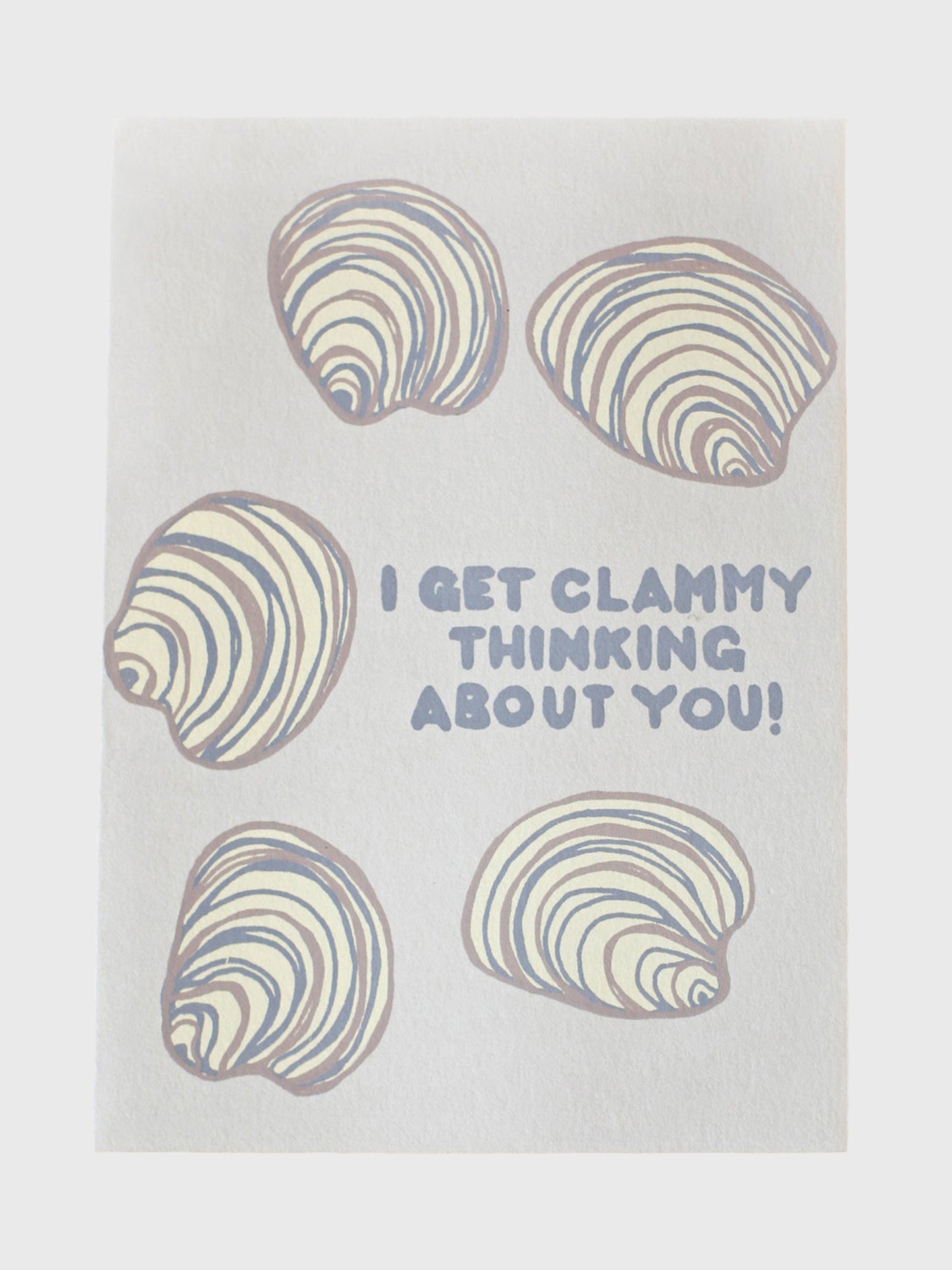 Gold Teeth Brooklyn I Get Clammy Card - Saint Bernard