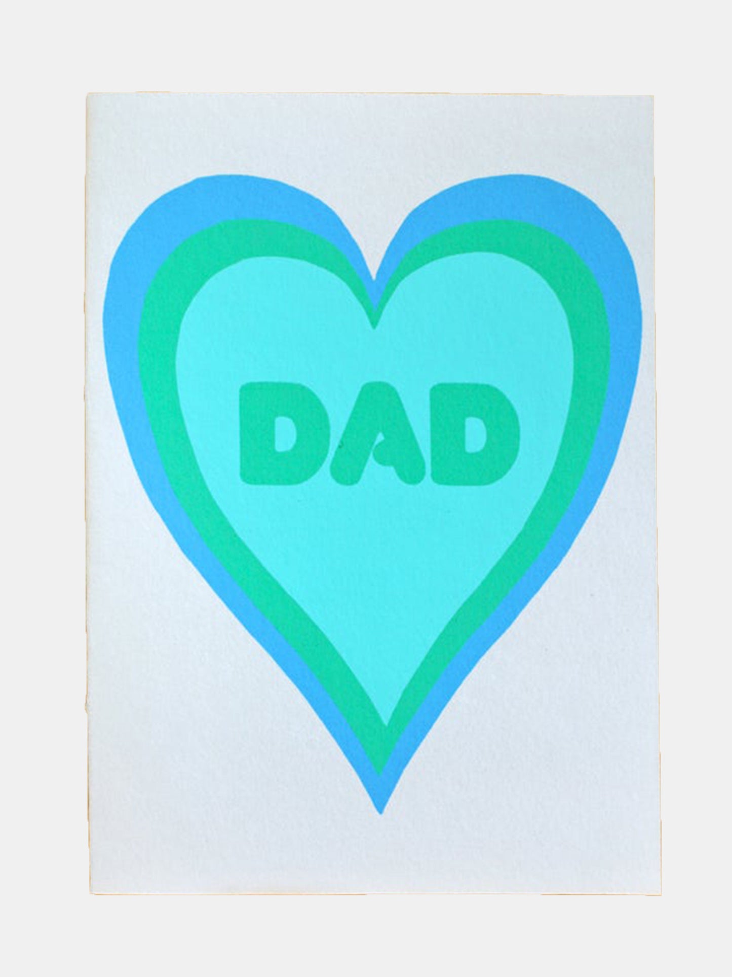 Gold Teeth Brooklyn Dad Heart Card - Saint Bernard