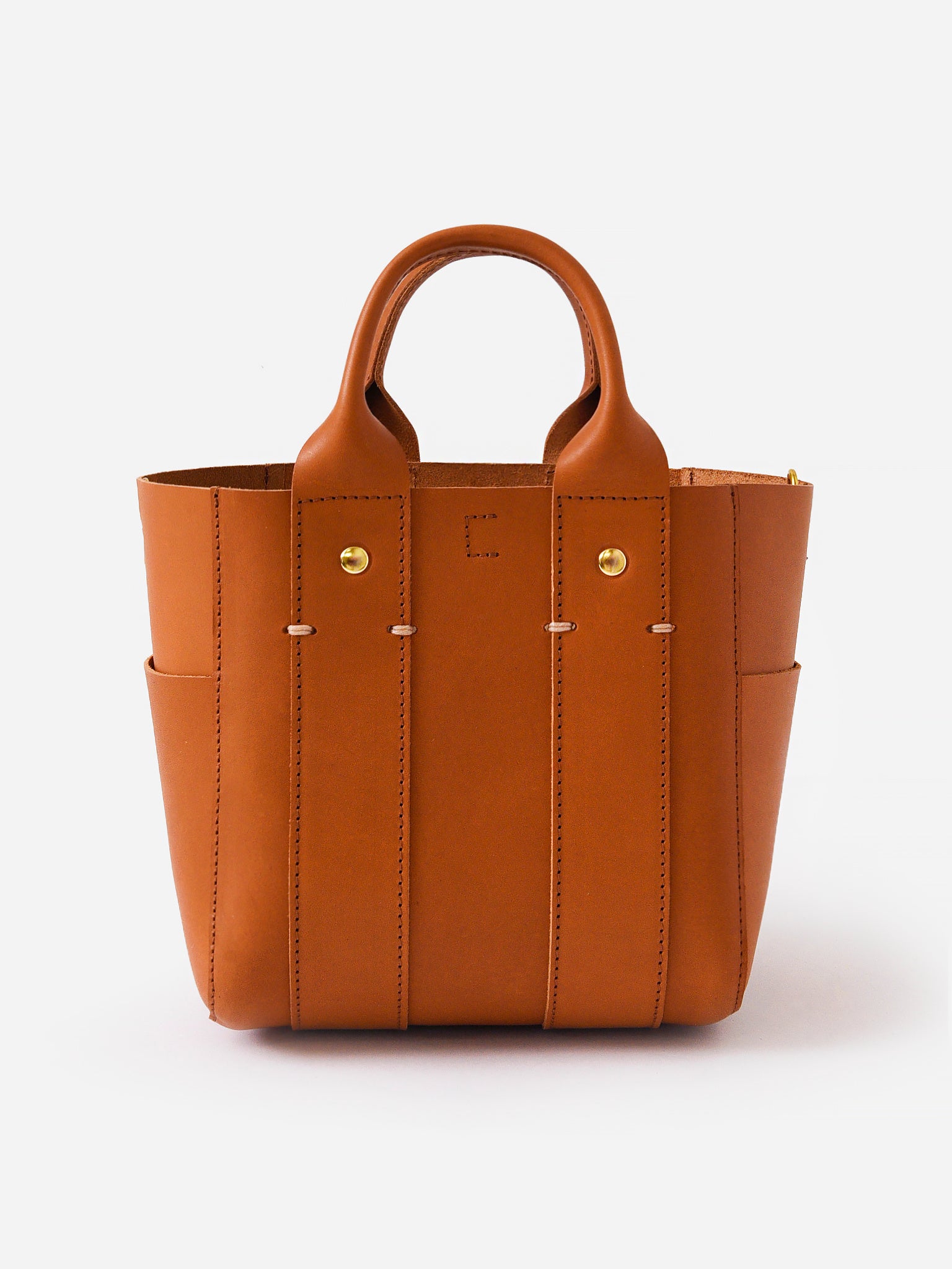 Clare V. Leather Tote Bag - Brown Totes, Handbags - W2437165