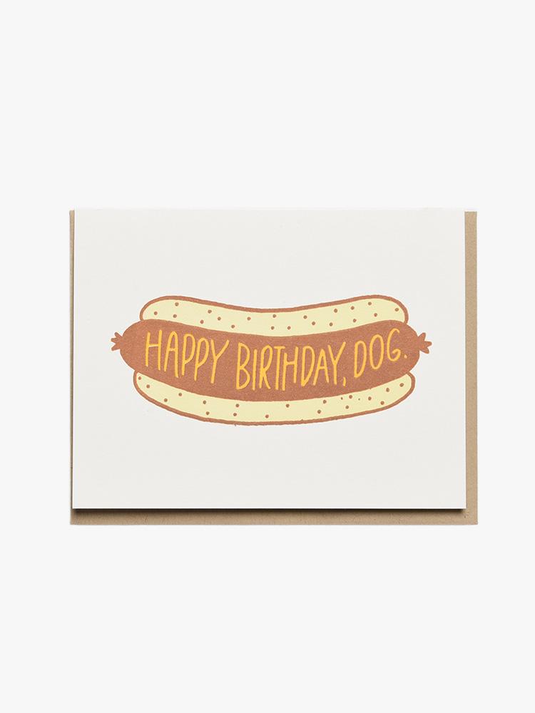 Bench Pressed Hot Dog Greeting Card - Saint Bernard