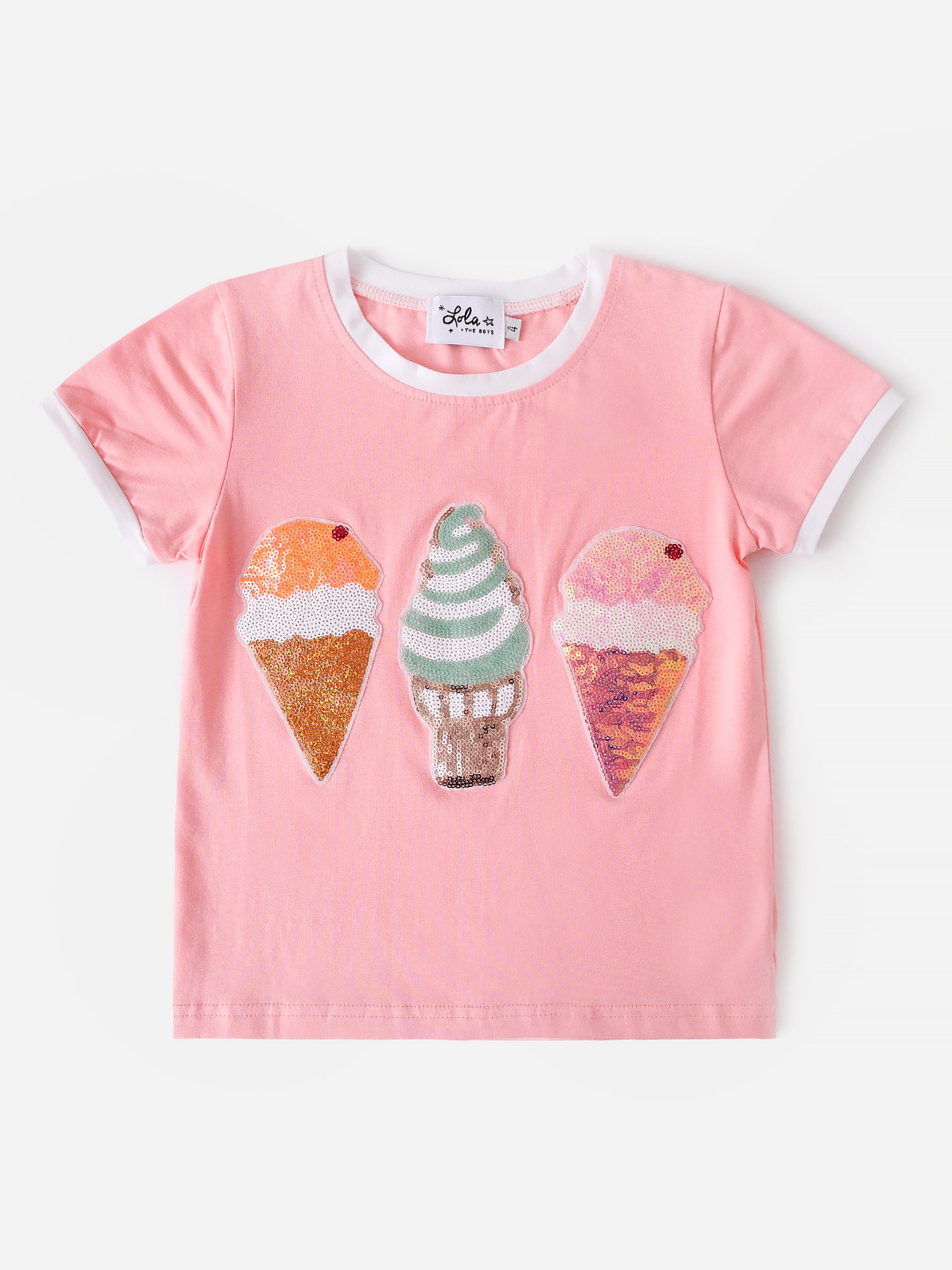 ICE CREAM T SHIRTxPEACH-alt1