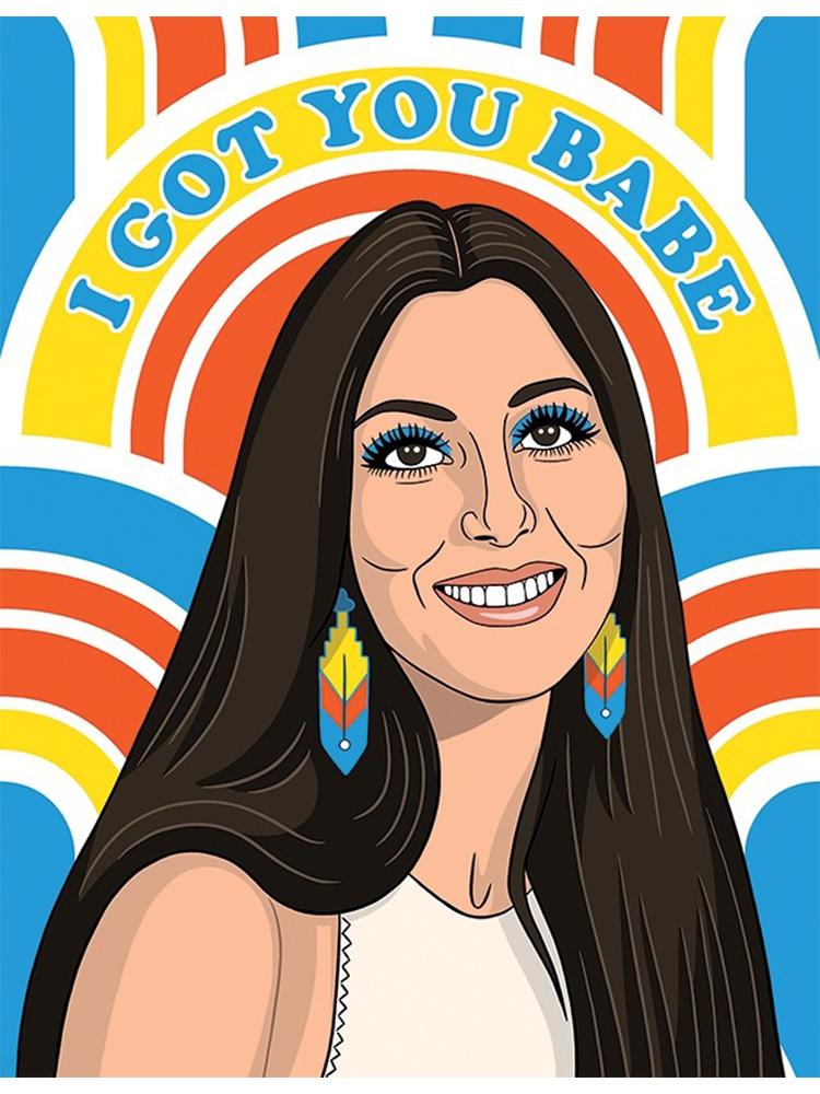 The Found I Got You Babe Card - Saint Bernard