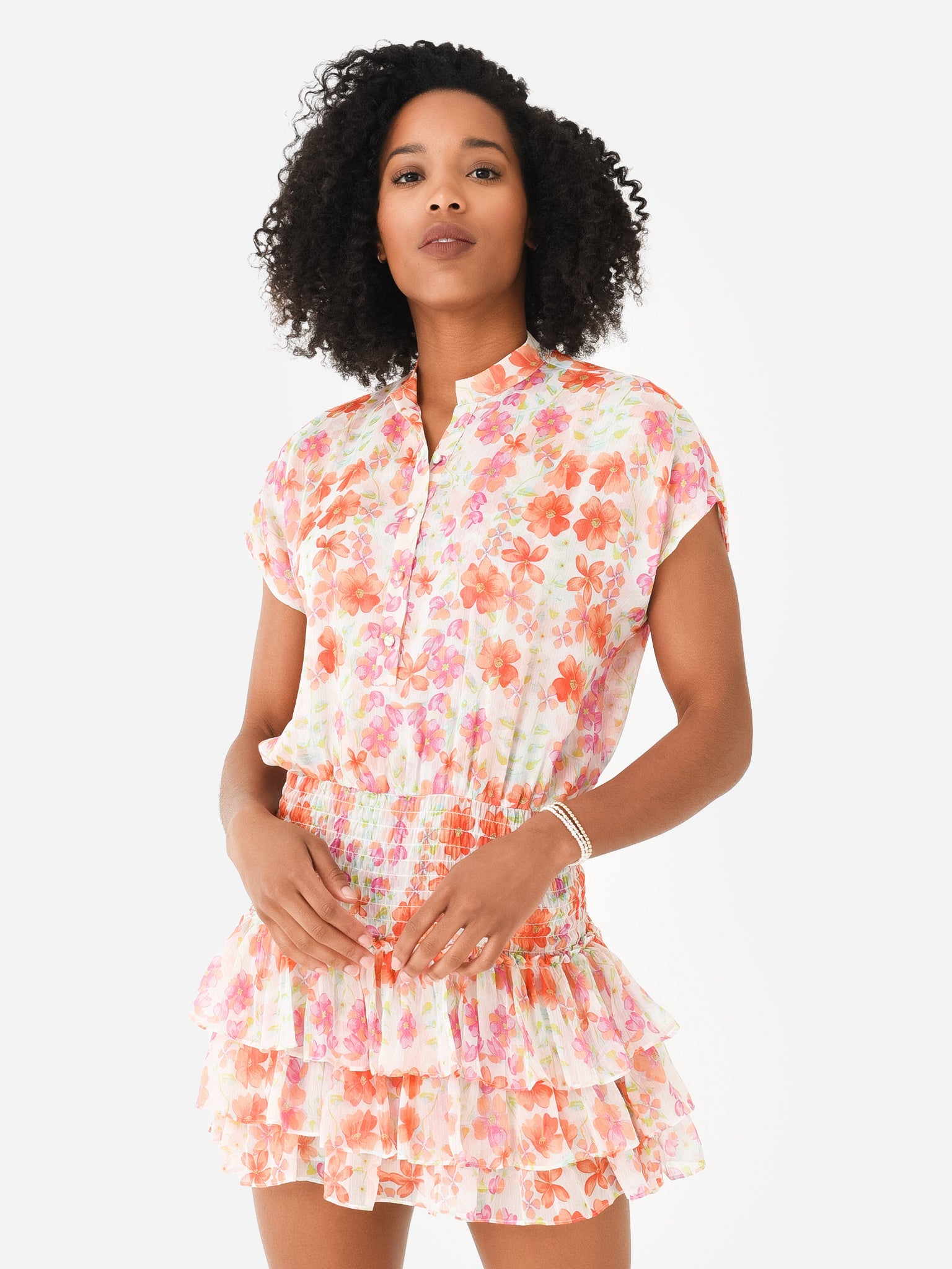 misa floral mini dress Misa Women's Eloisa Mini Dress