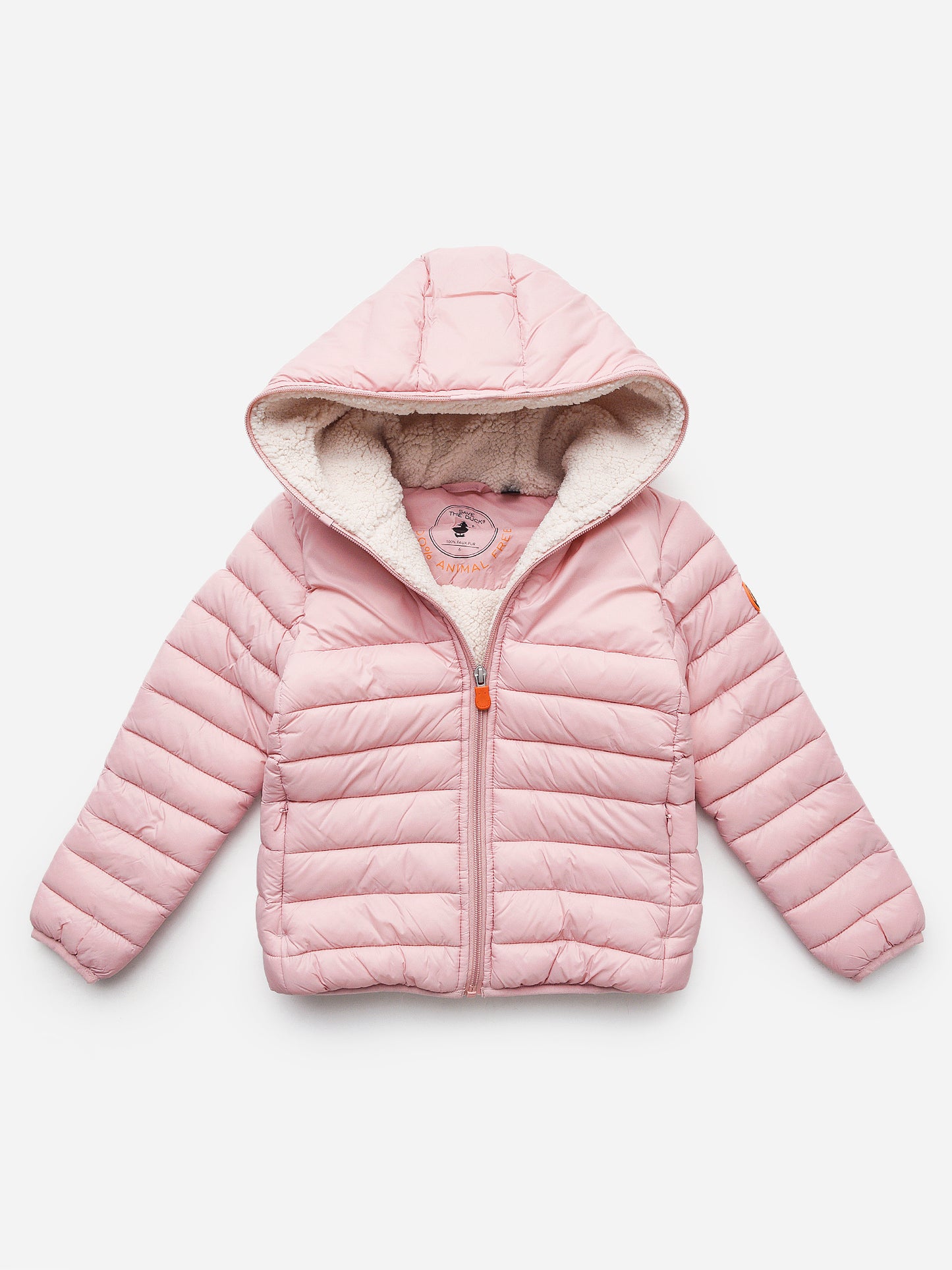 Save The Duck Girls' Cory Hooded Jacket - Saint Bernard