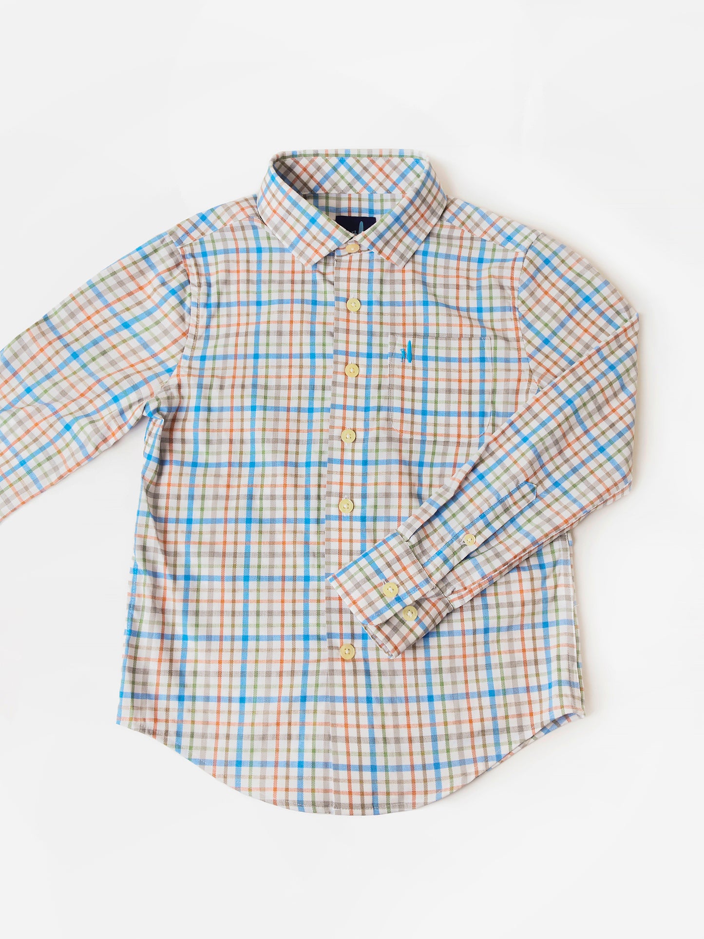 Johnnie-O Boys' Millers Jr. Prep-Formance Button-Down Shirt - Saint Bernard