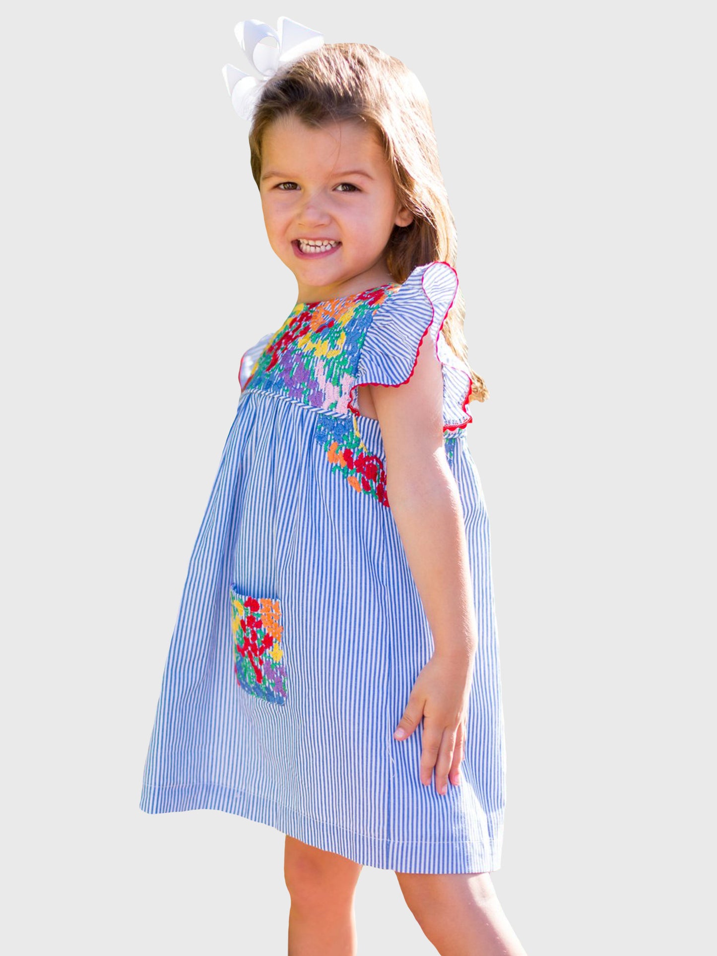 J. Marie Little Girls' Ana Maria Dress - Saint Bernard