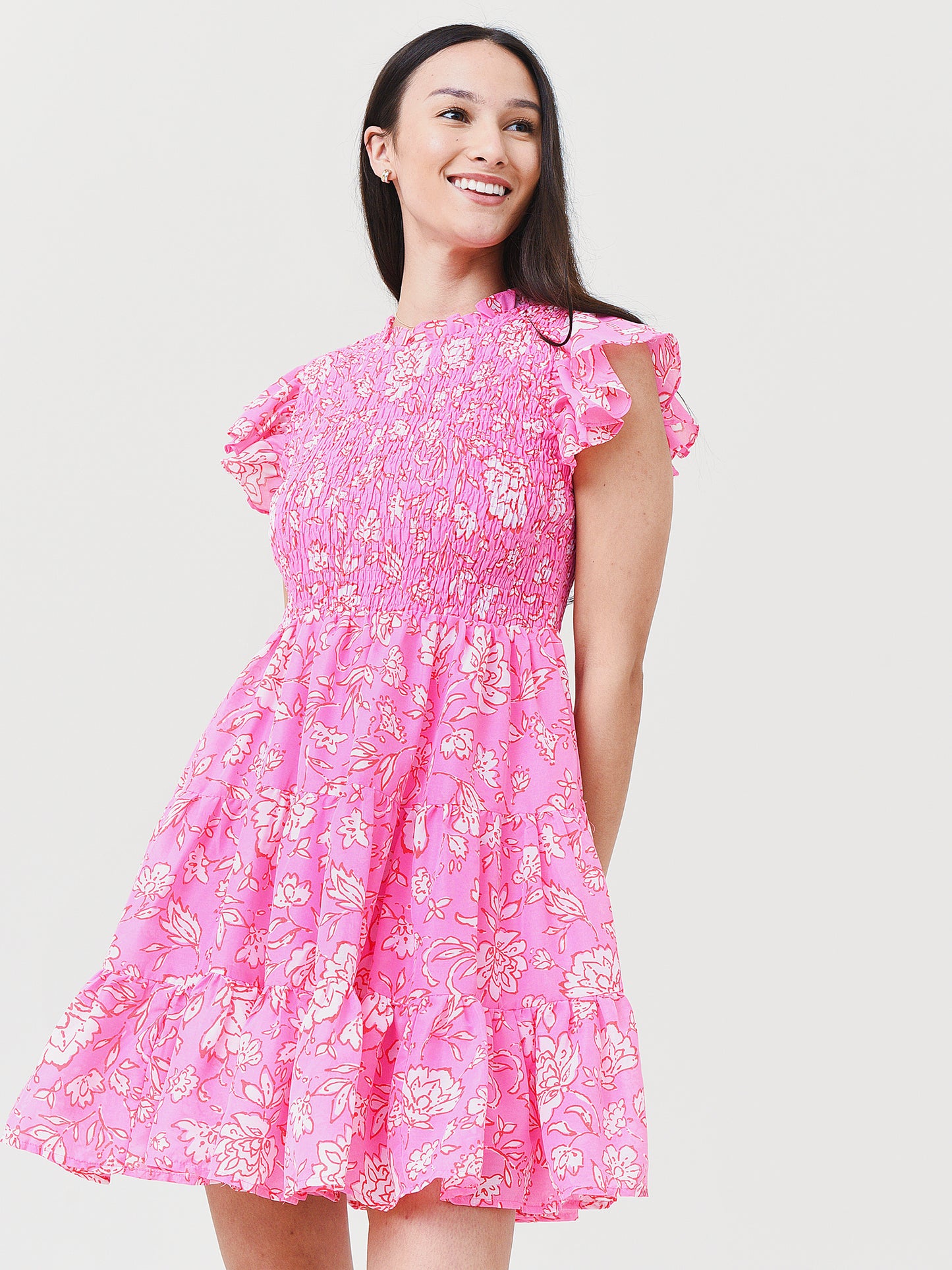 J. Marie Women's The Rosie Ruched Dress - Saint Bernard