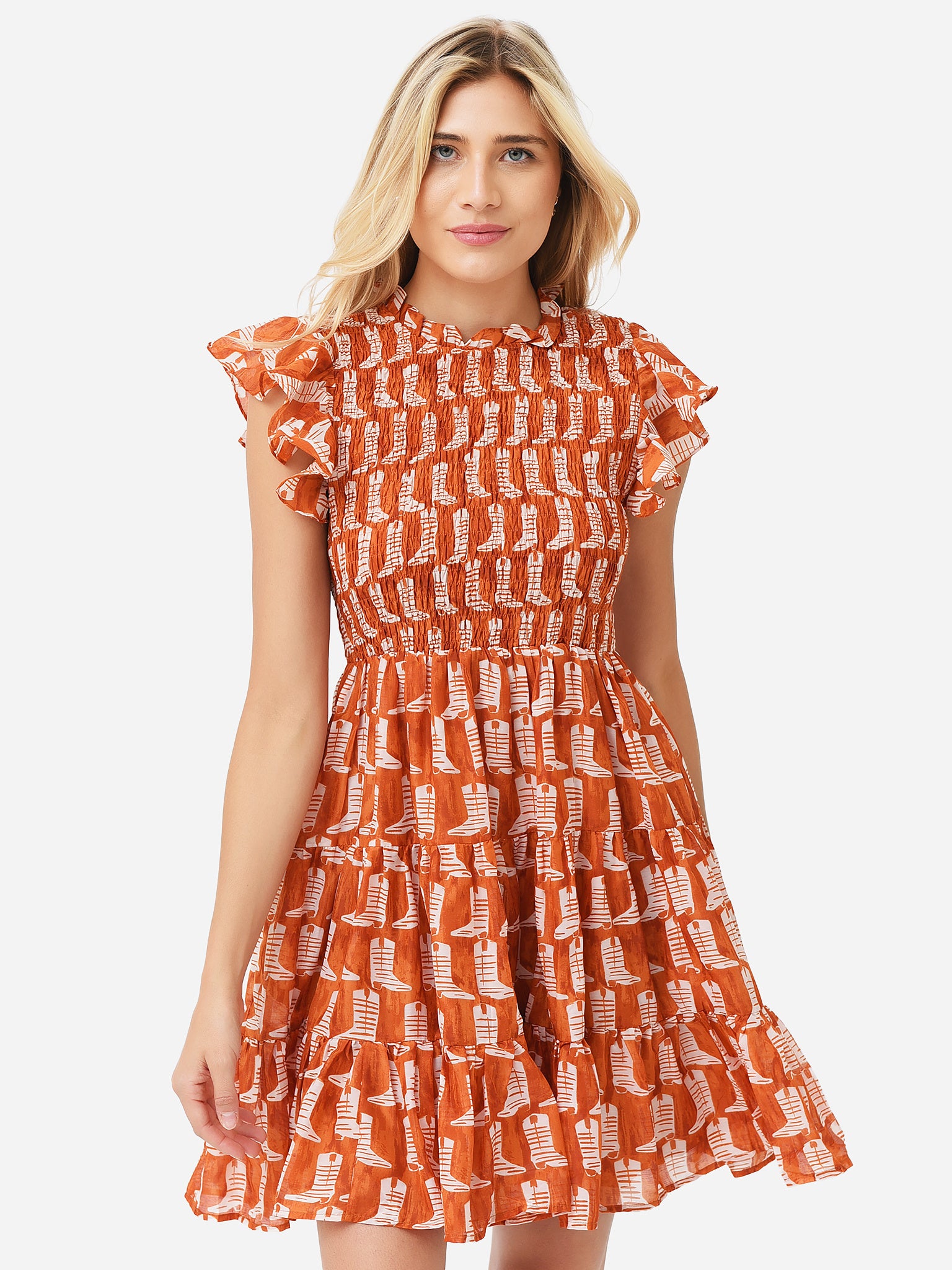 Marie Women's Dixie Ruched Dress Saint Bernard - Main Image