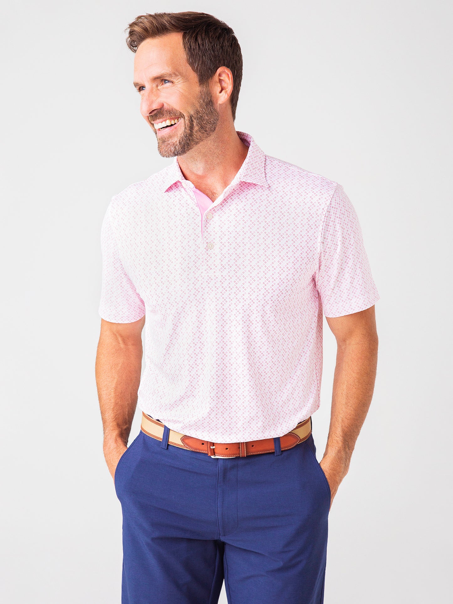 Johnnie-O Men's Doncaster Polo - Saint Bernard