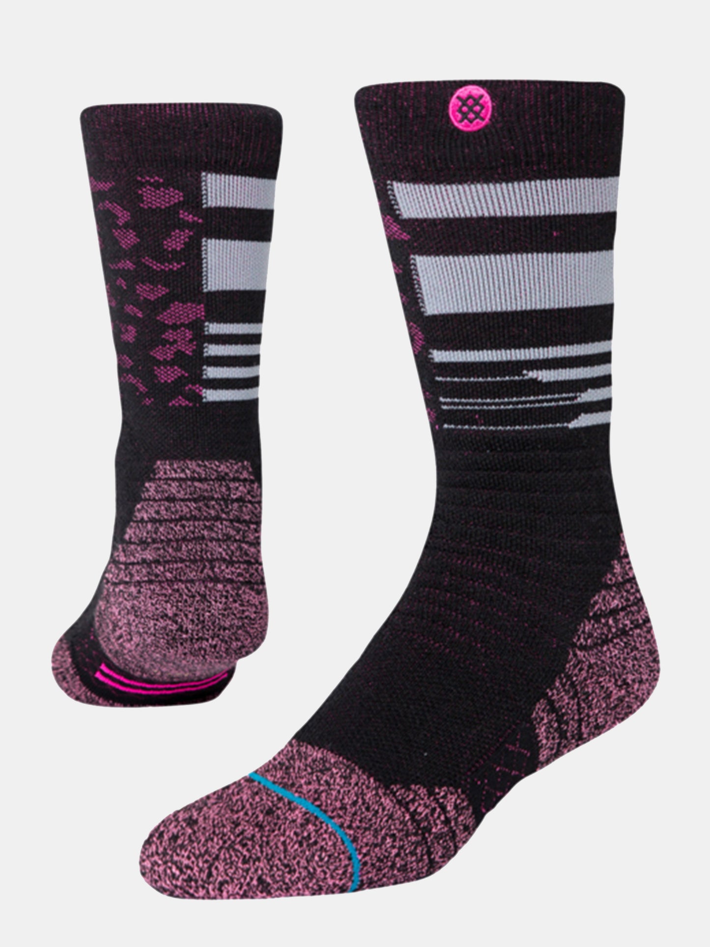 Stance Kids' Snow Cheetah Mid Cushion Socks - Saint Bernard