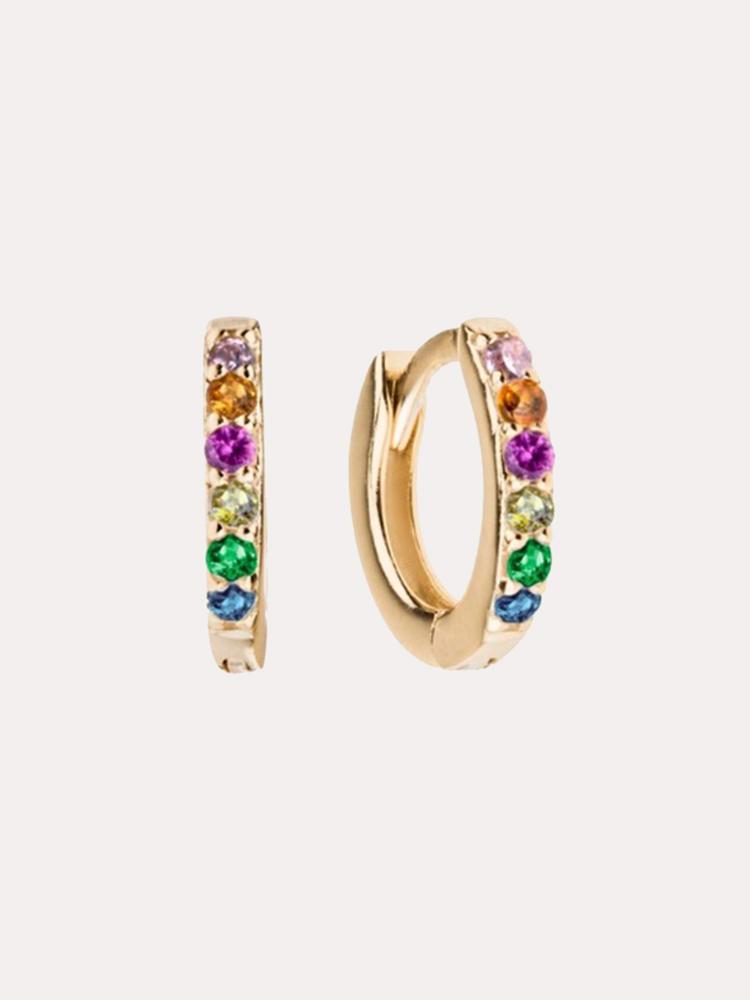 Katerina Huggie Hoop Earring - Saint Bernard