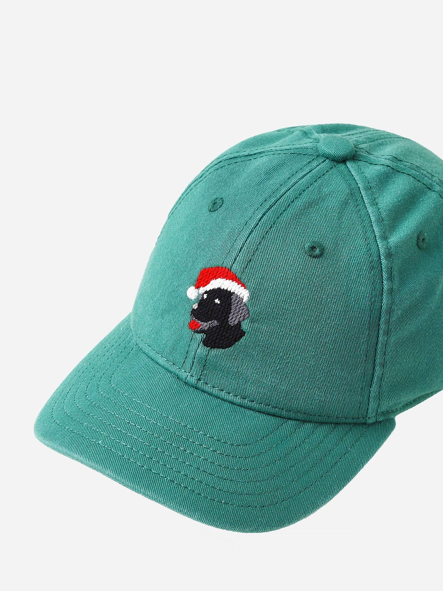 Harding Lane Kids' Santa Black Lab Canvas Hat - Saint Bernard
