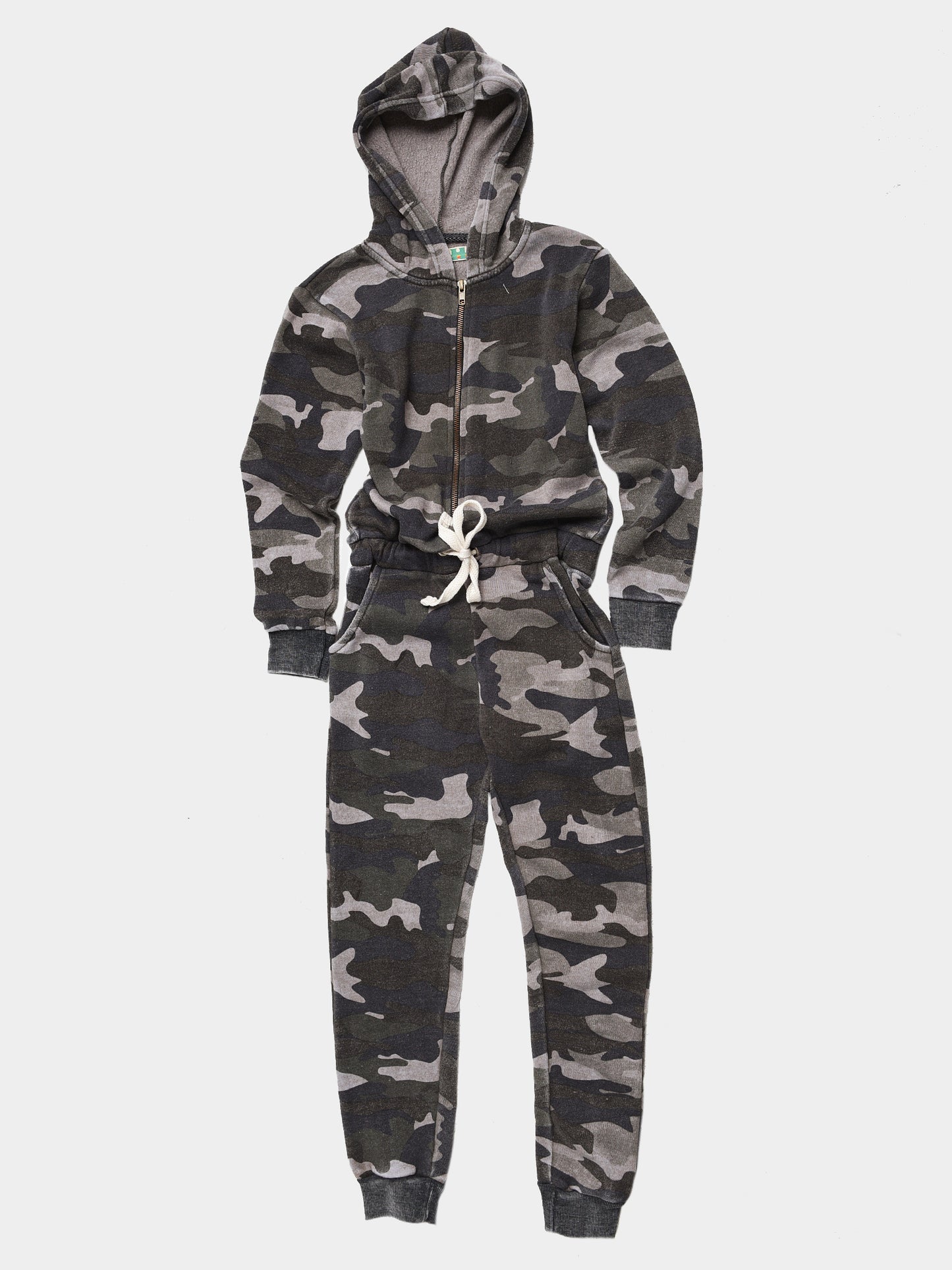 Vintage Havana Girls' Camo Jumpsuit - Saint Bernard