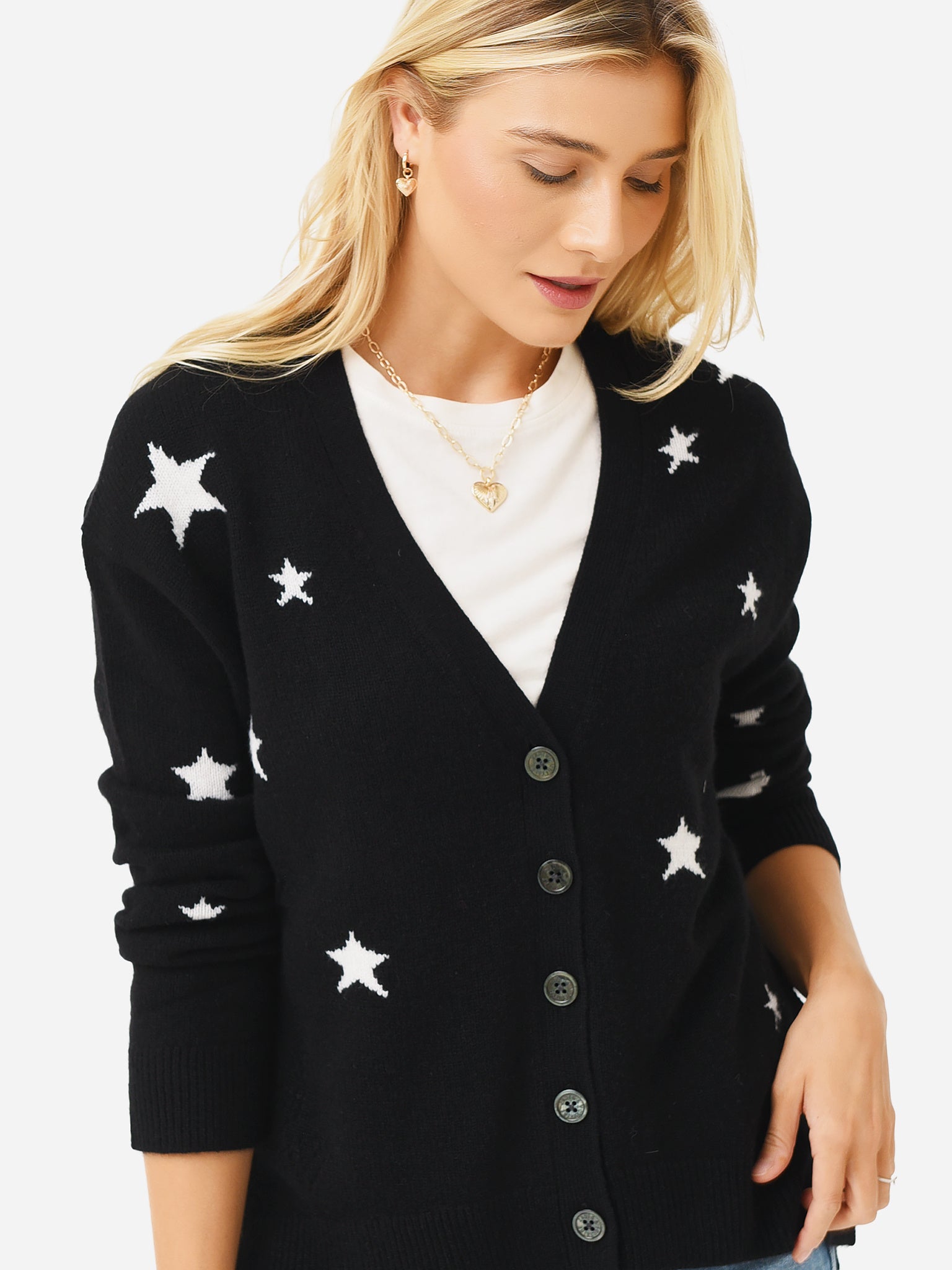 Zadig & Voltaire Women's Mirka Stars Cardigan – Saint Bernard