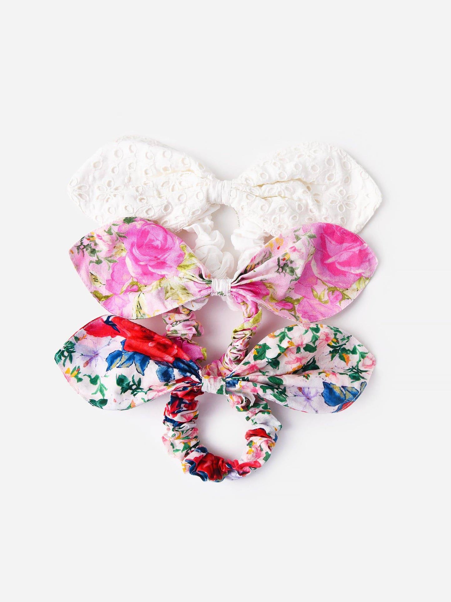 LoveShackFancy Tellaro Victorian Scrunchies - Saint Bernard