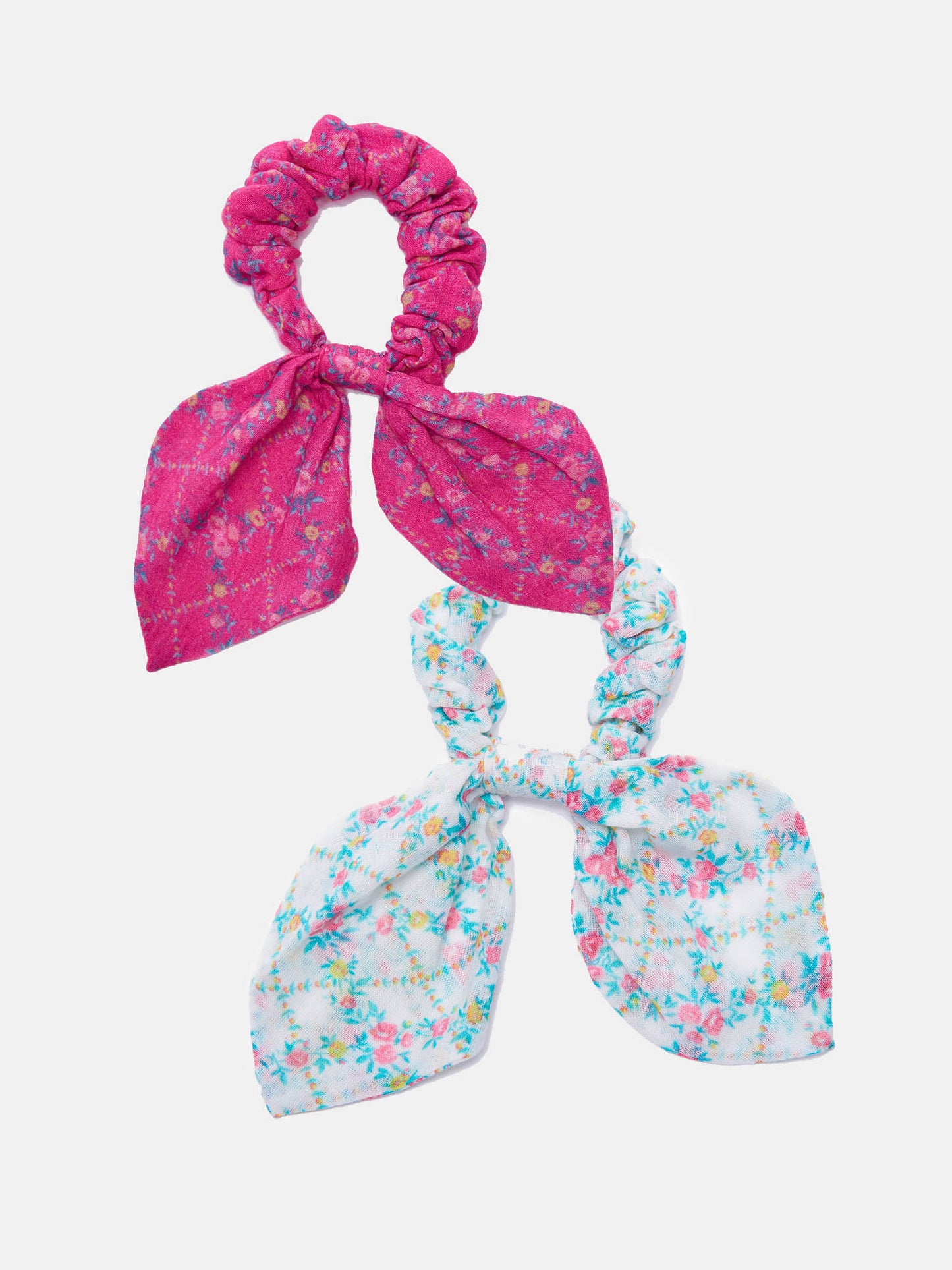 Loveshack Fancy Gauze Swim Scrunchies - Saint Bernard
