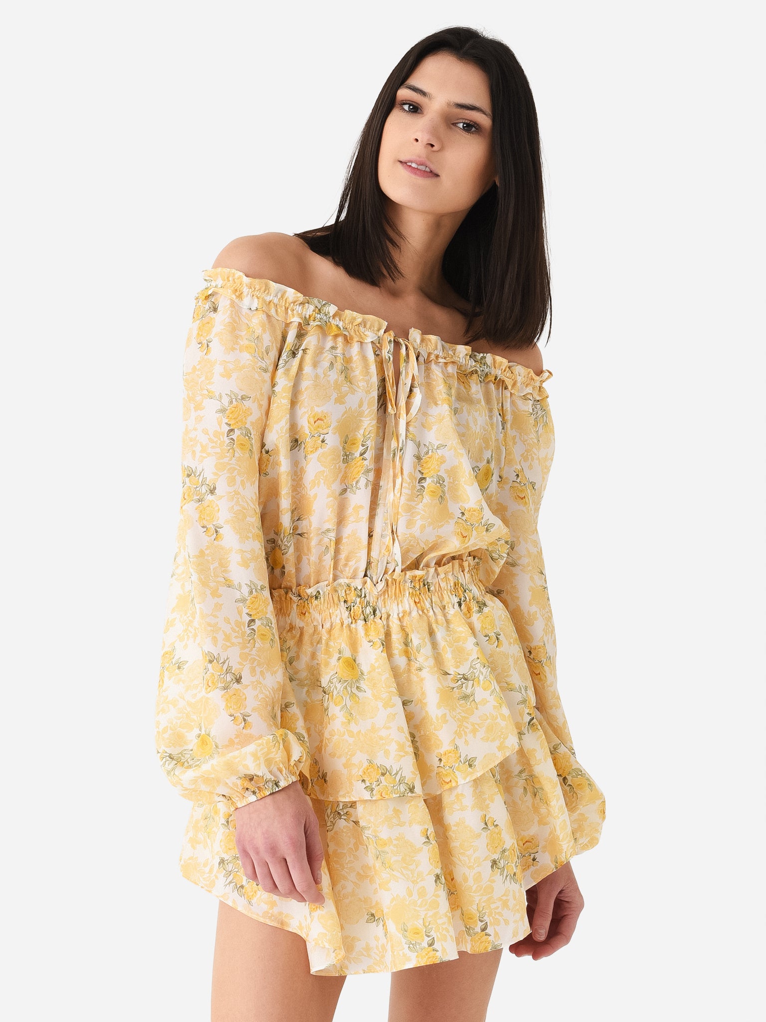 LoveShackFancy Women's Popover Dress Saint Bernard LoveShackFancy Women's Popover Dress Saint Bernard