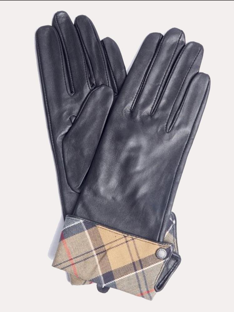 Barbour Lady Jane Leather Gloves - Saint Bernard