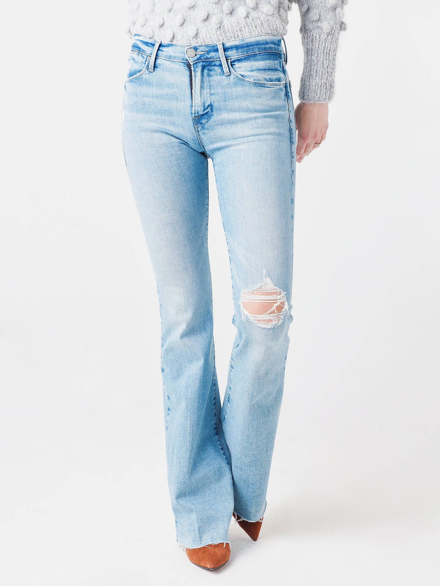 Frame Women's Le High Flare Jean - Saint Bernard