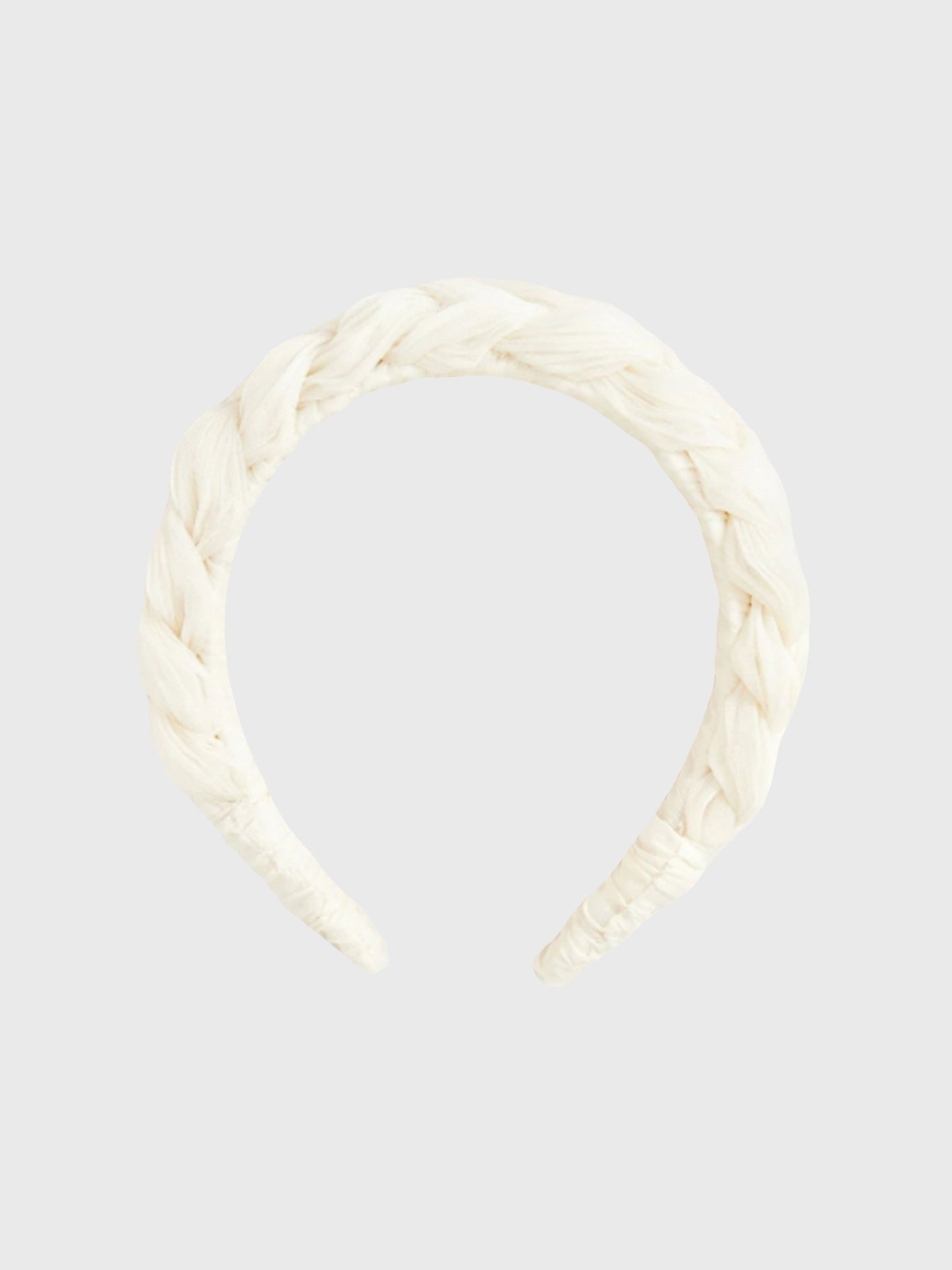Loeffler Randall Lilac Gold Braided Headband - Saint Bernard