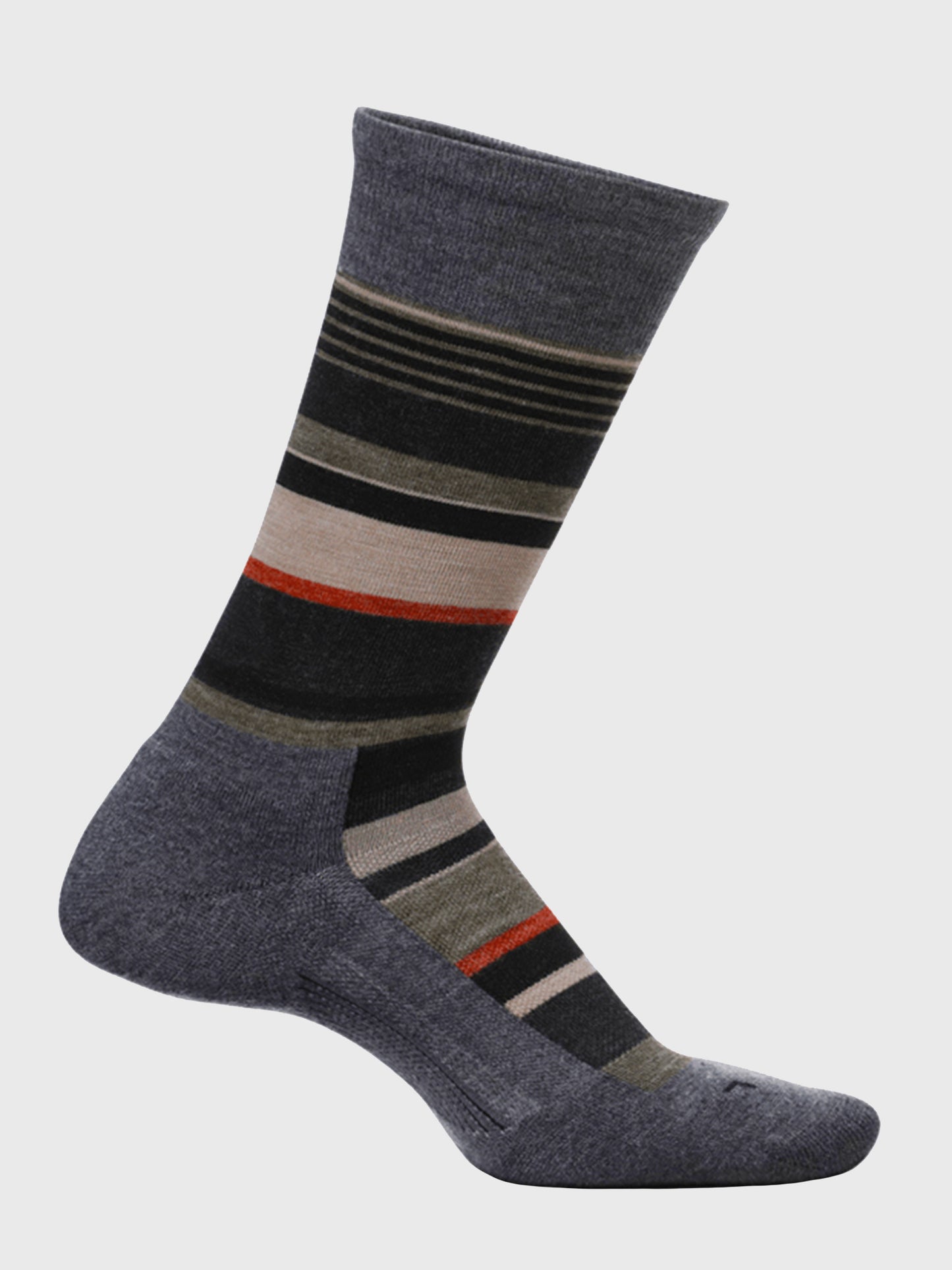 Feetures Men's Be Bold Cushion Crew Sock - Saint Bernard
