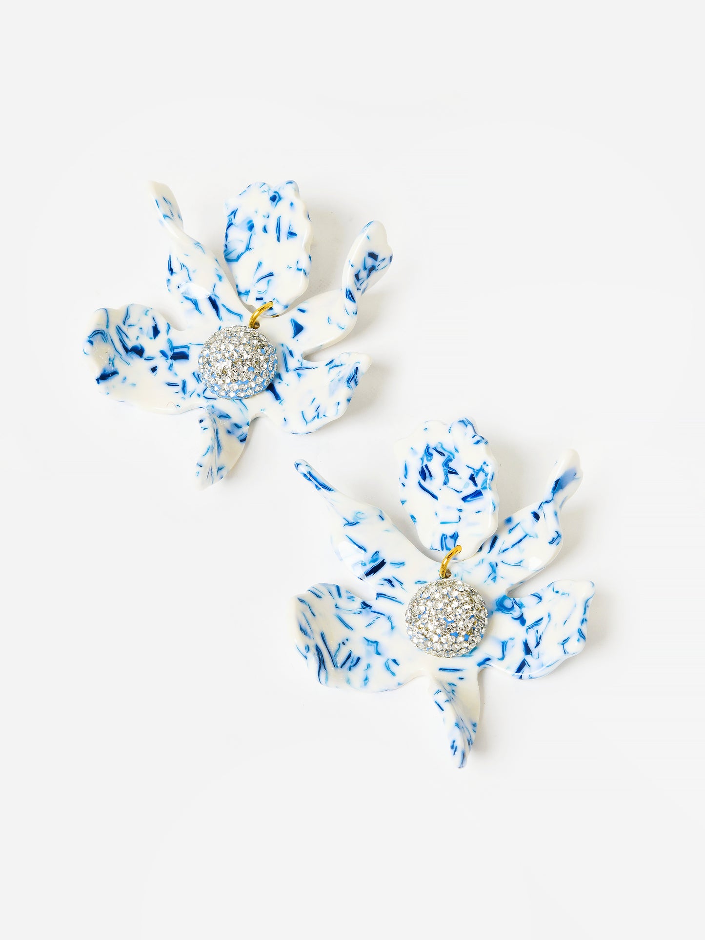 Lele Sadoughi Women's Crystal Lily Earrings - Saint Bernard