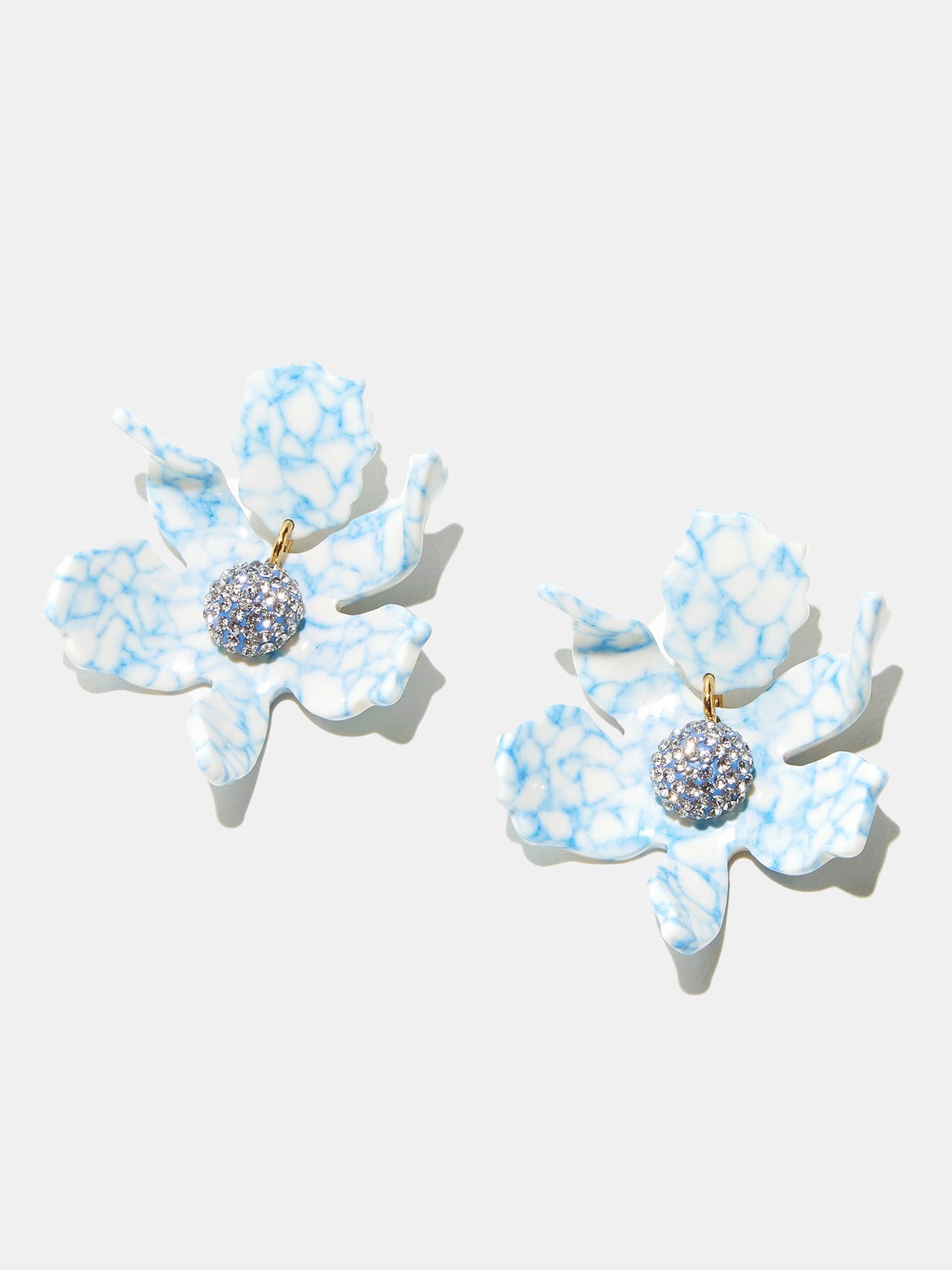 Lele Sadoughi Small Crystal Lily Earring - Saint Bernard