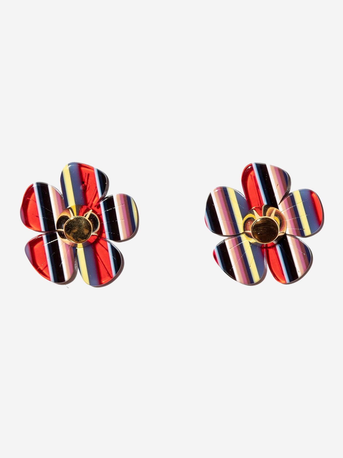 Lele Sadoughi Women's Cherry Blossom Button Earrings - Saint Bernard