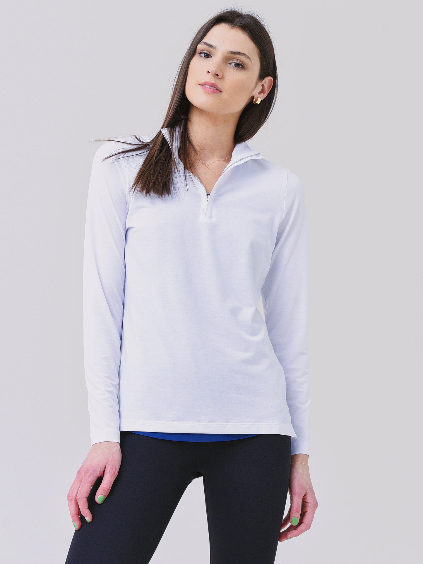 Peter Millar Crown Sport Collection Women's Evelyn Quarter Zip - Saint Bernard