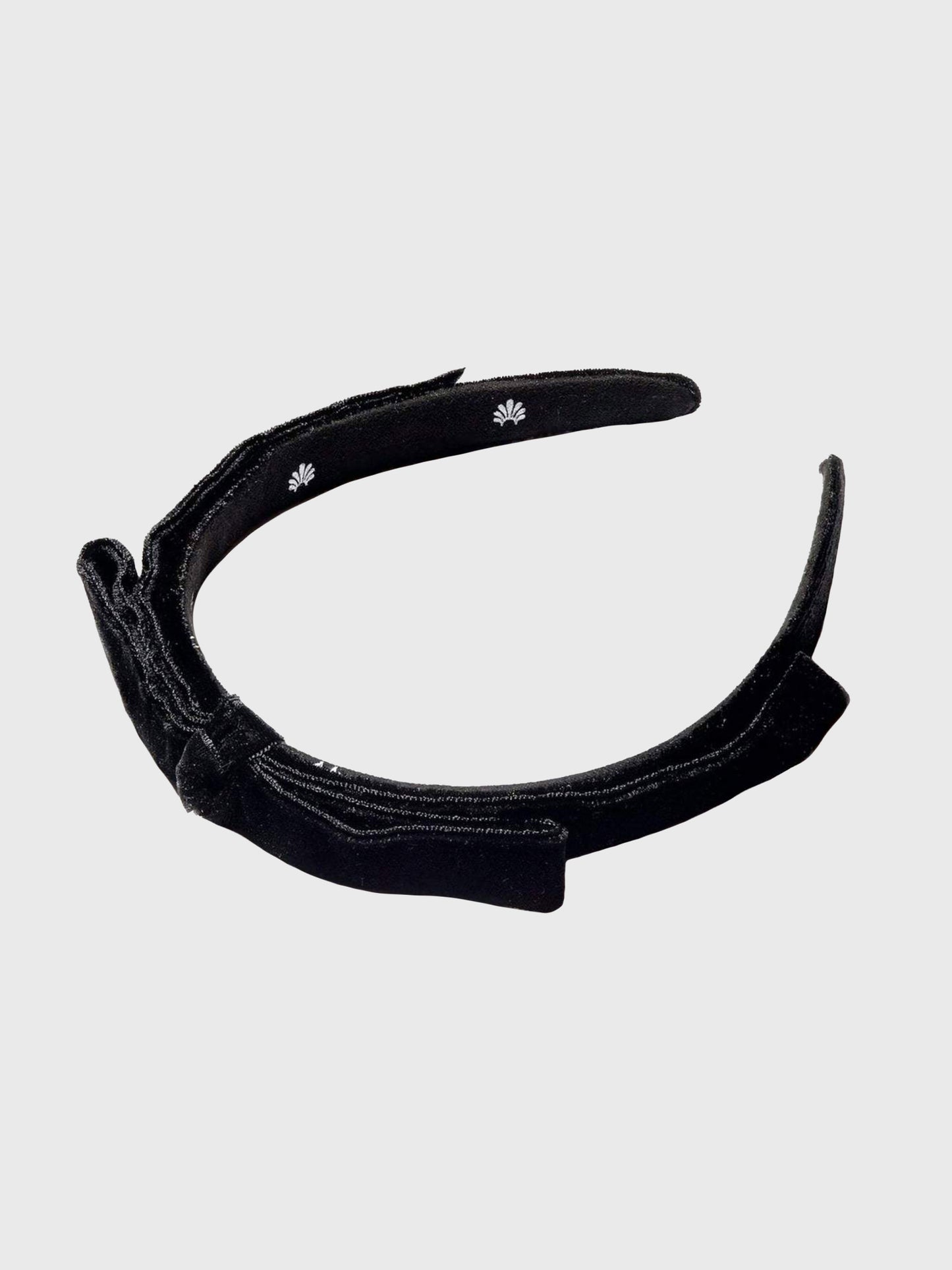 Lele Sadoughi Women's Jet Bardot Ribbon Slim Headband - Saint Bernard