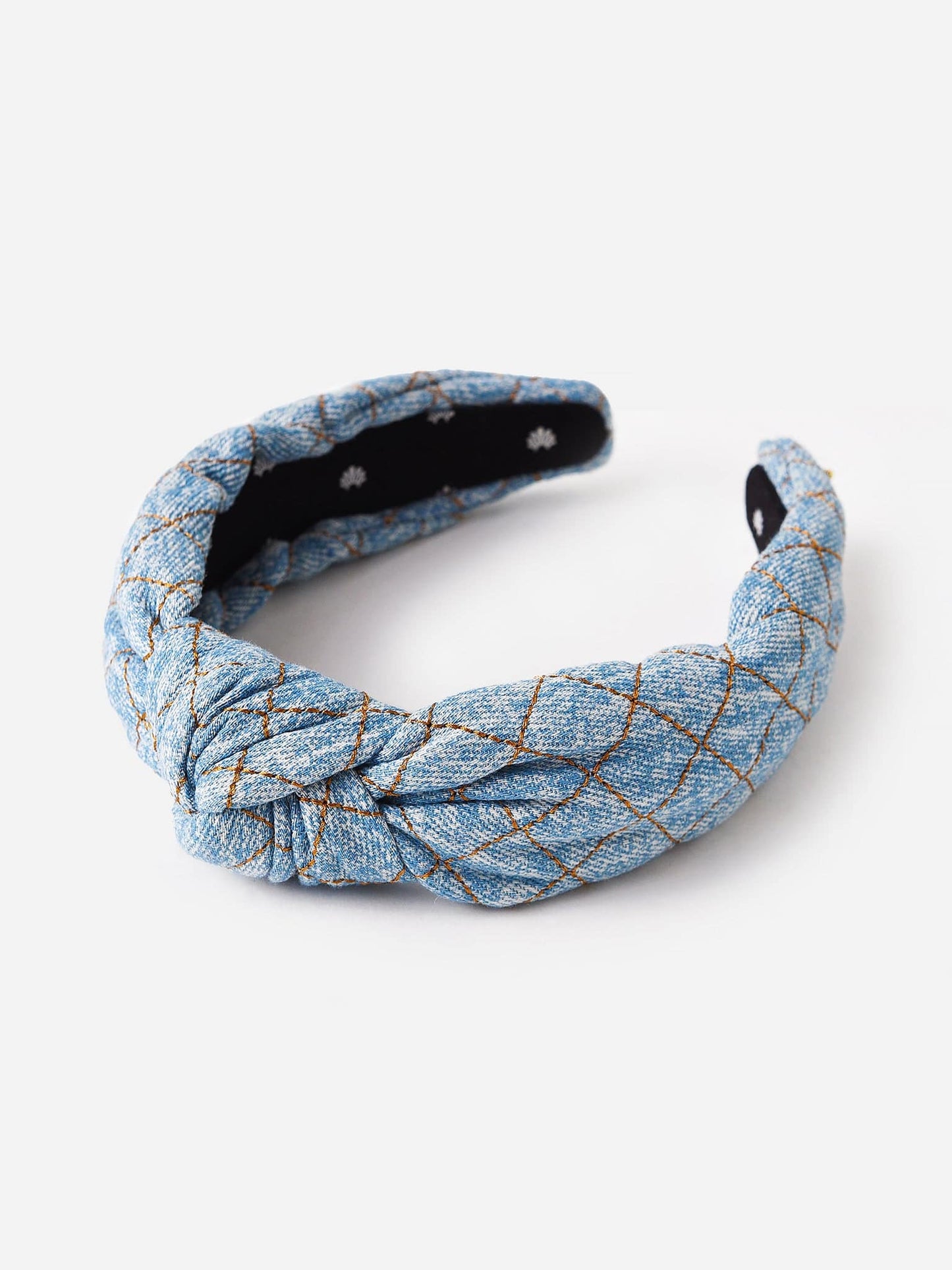 Lele Sadoughi Women's Quilted Knotted Headband - Saint Bernard