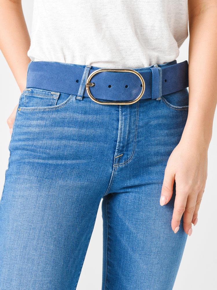 Frame Women's Grand Oval Buckle Belt - Saint Bernard