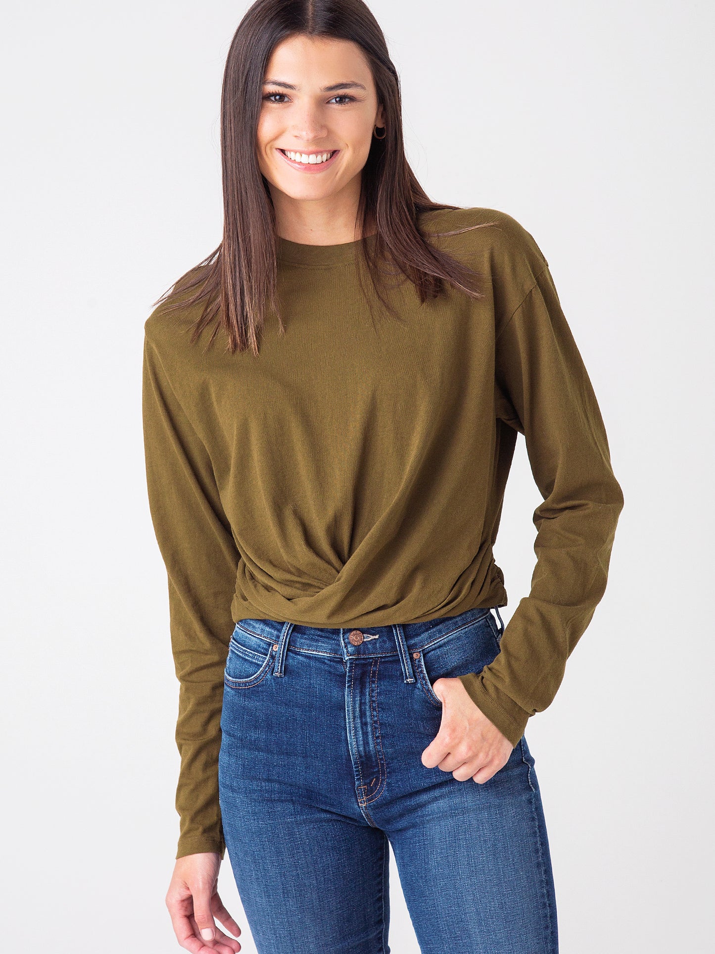 Frame Women's Wrap Around Long Sleeve - Saint Bernard