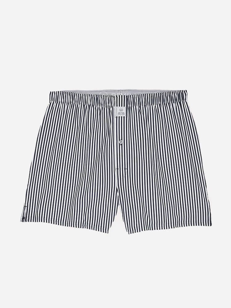 Peter Millar Crown Sport Men's Competition Stripe Stretch Jersey Boxer - Saint Bernard