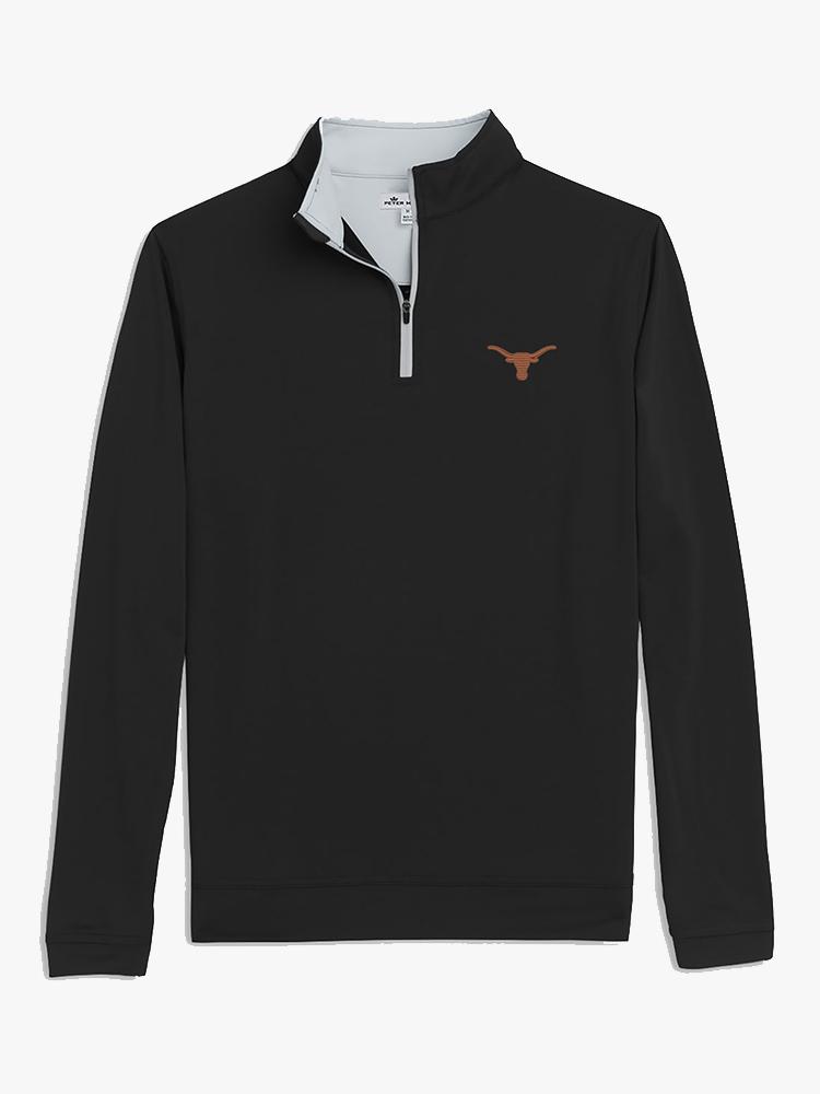 Peter Millar Collegiate Men’s Texas Perth Performance Quarter-Zip - Saint Bernard
