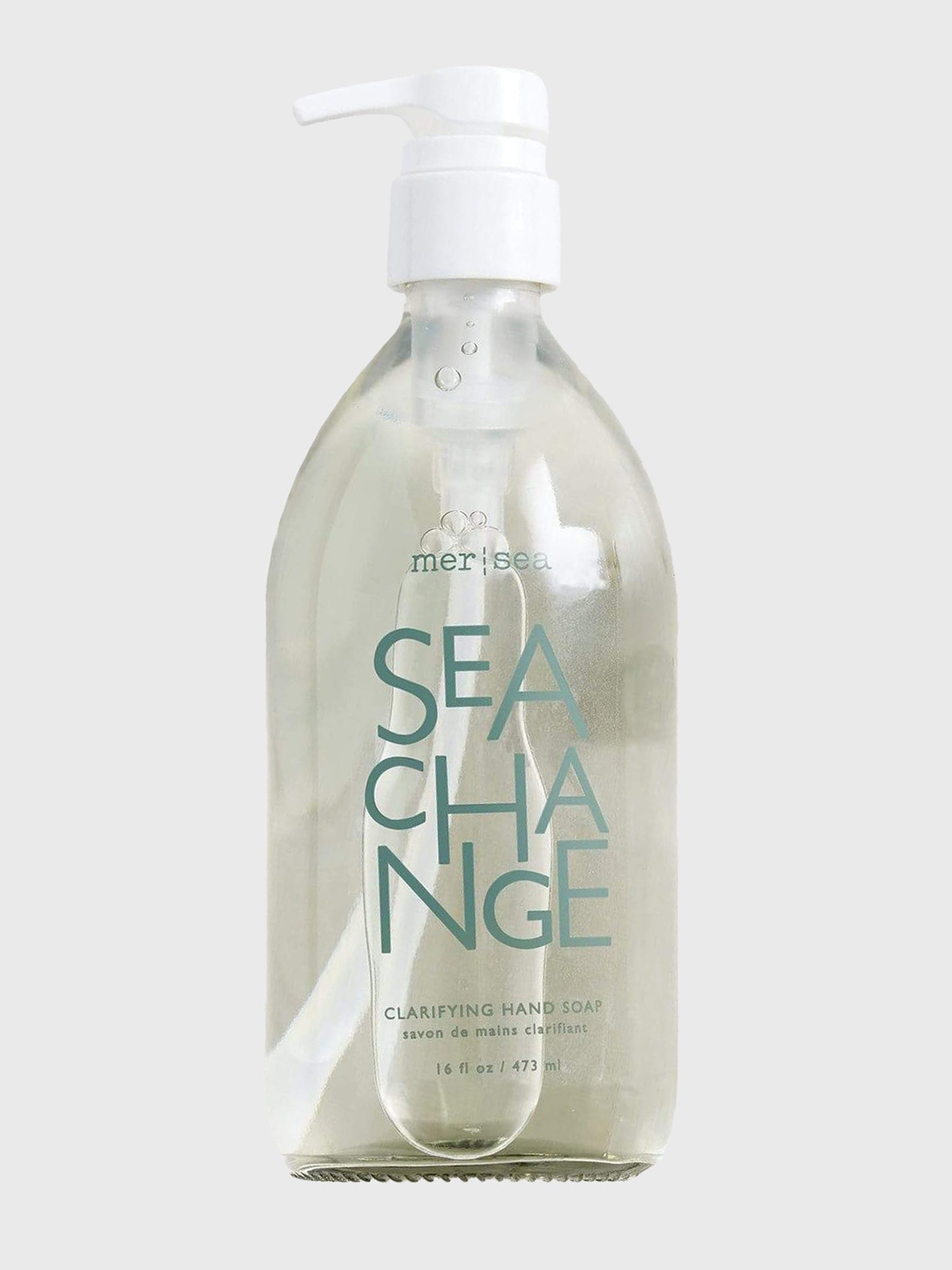 Mer Sea 16 oz. Large Glass Hand Soap - Saint Bernard