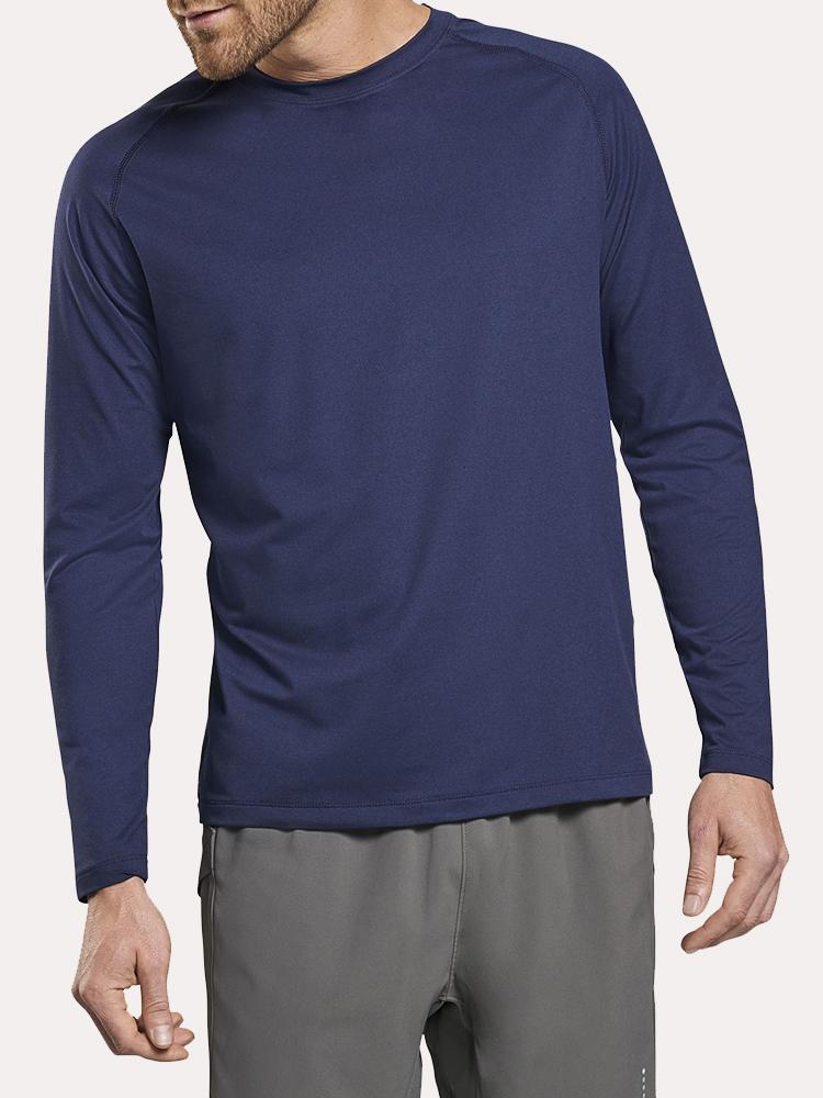 Peter Millar Men's Rio technical Long-Sleeve T-Shirt - Saint Bernard