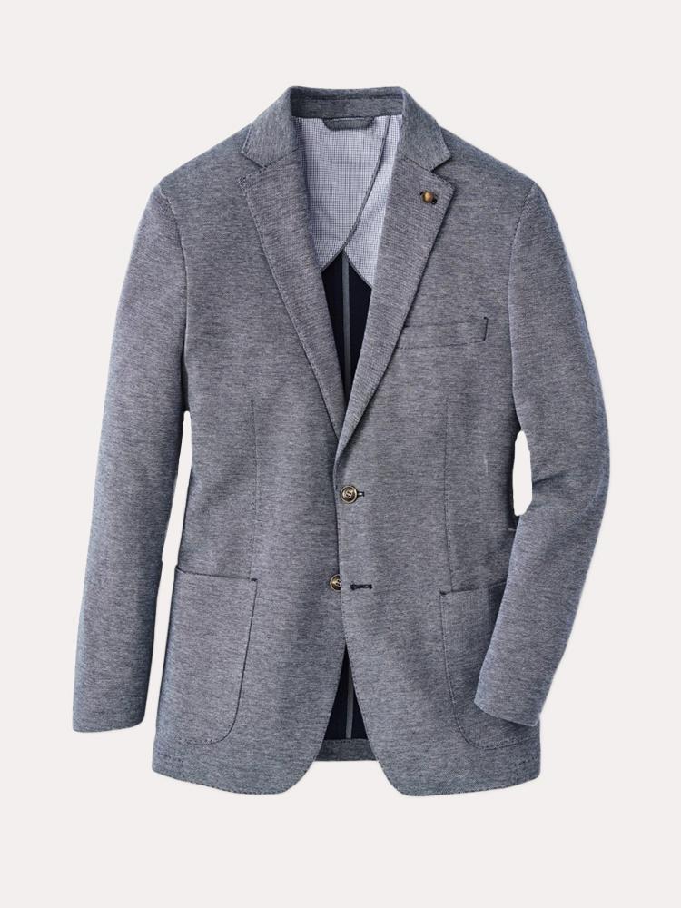 Peter Millar Double Face Birdseye Soft Jacket - Saint Bernard