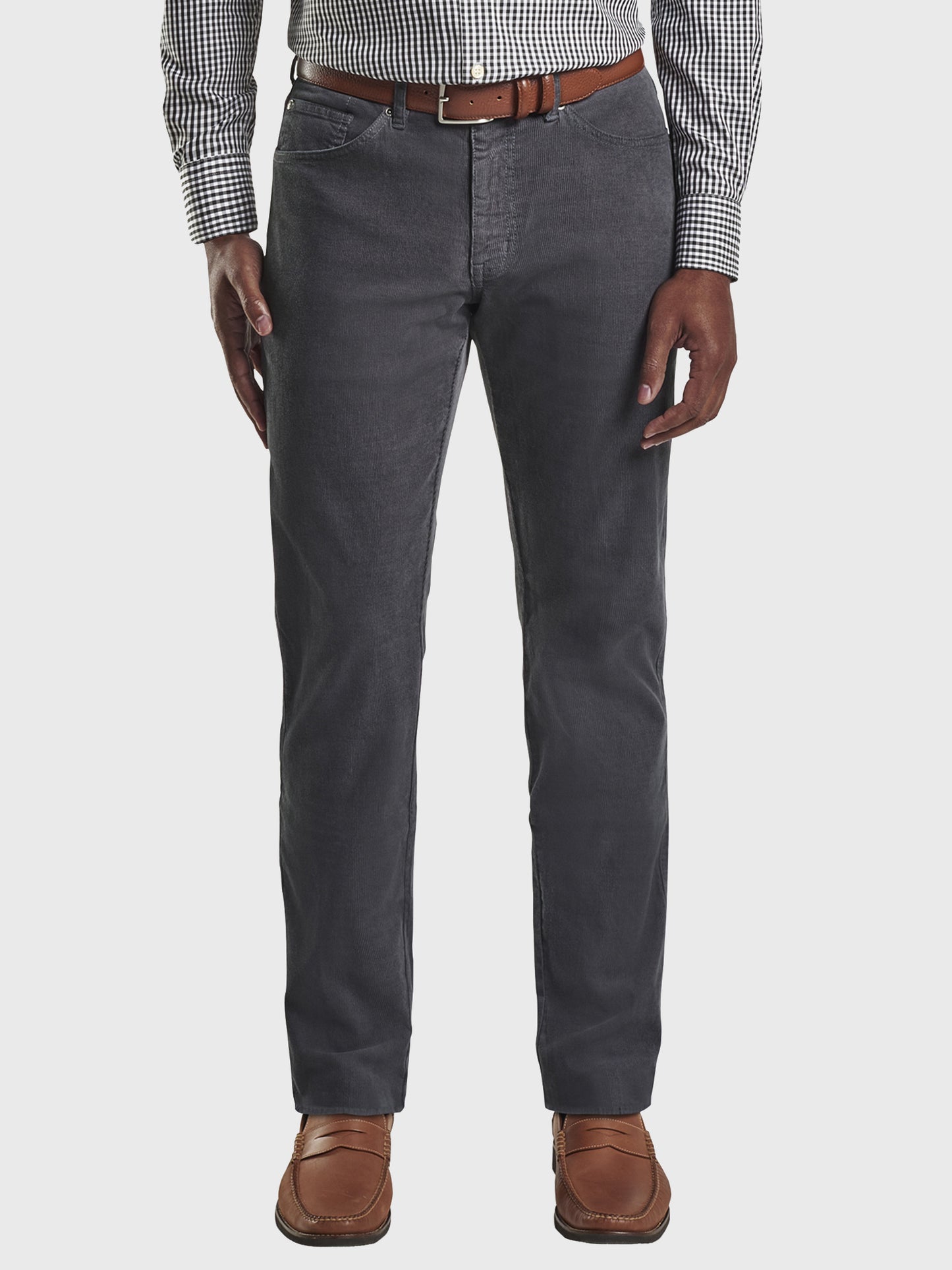 Peter Millar Crown Men's Superior Soft Corduroy Five-Pocket Pant - Saint Bernard