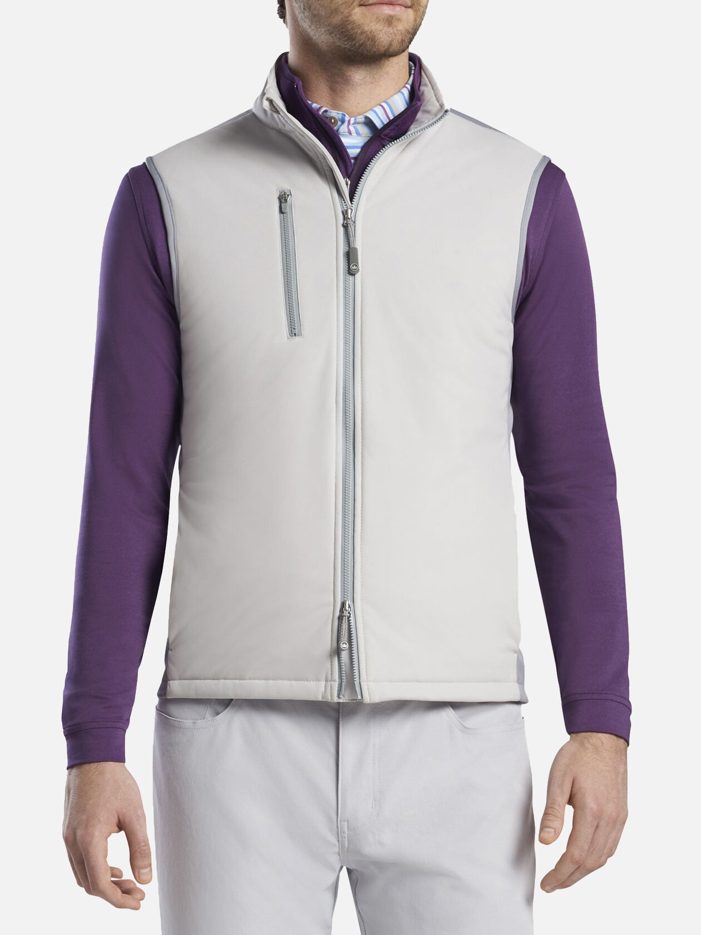 Peter Millar Crown Sport Men's Fuse Hybrid Vest - Saint Bernard