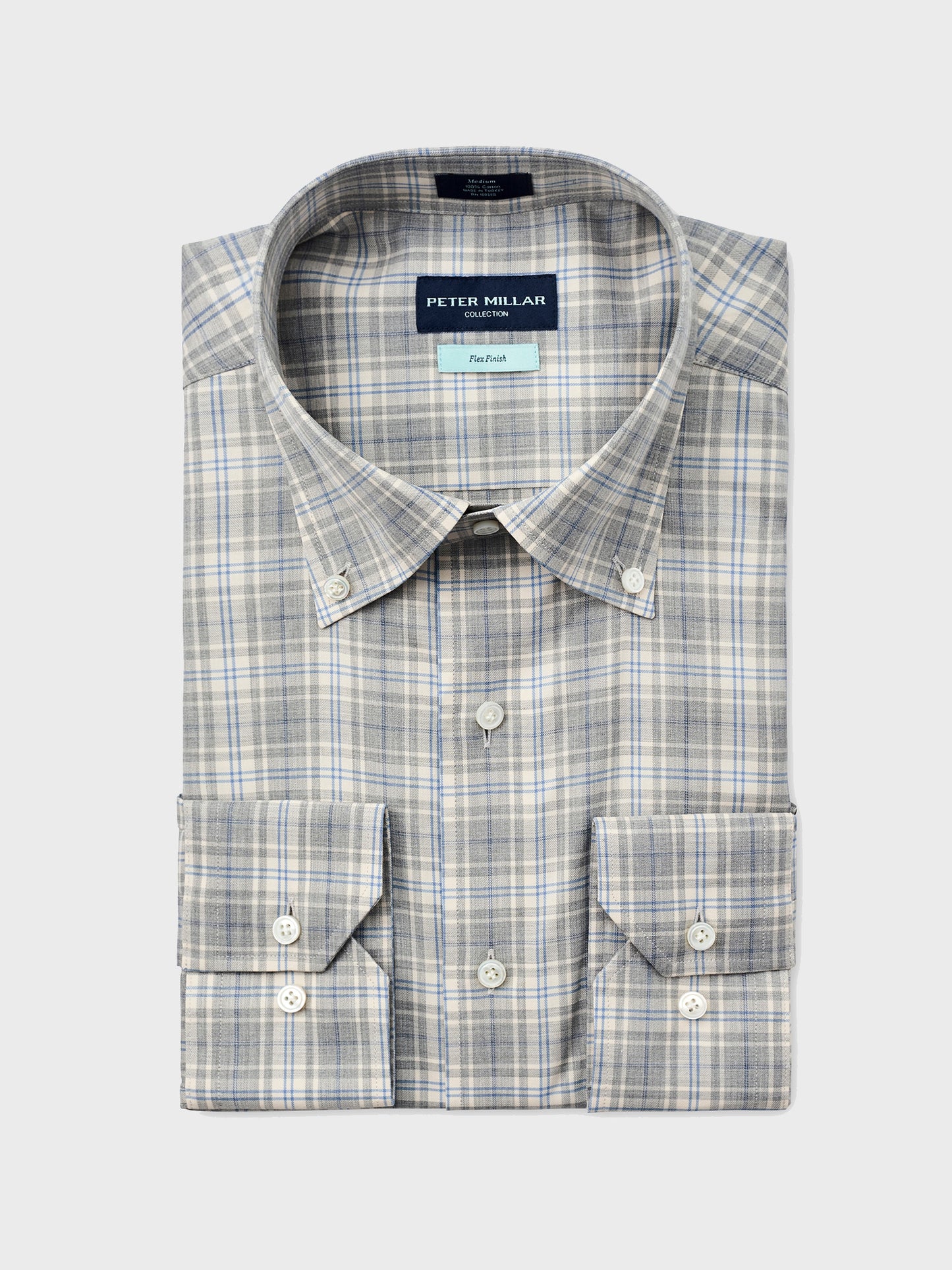 Peter Millar Collection Men's Vale Plaid Sport Shirt - Saint Bernard