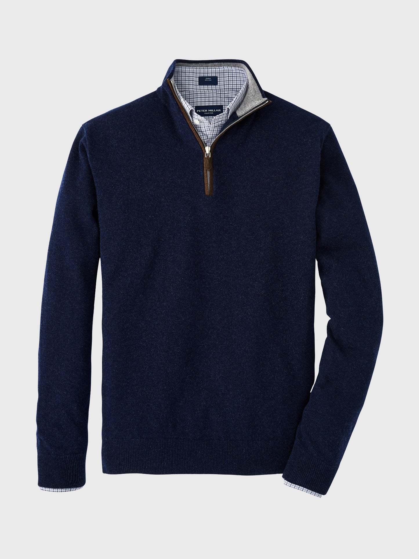 Peter Millar Men's Artisan Crafted Cashmere Quarter-Zip Pullover Sweater - Saint Bernard