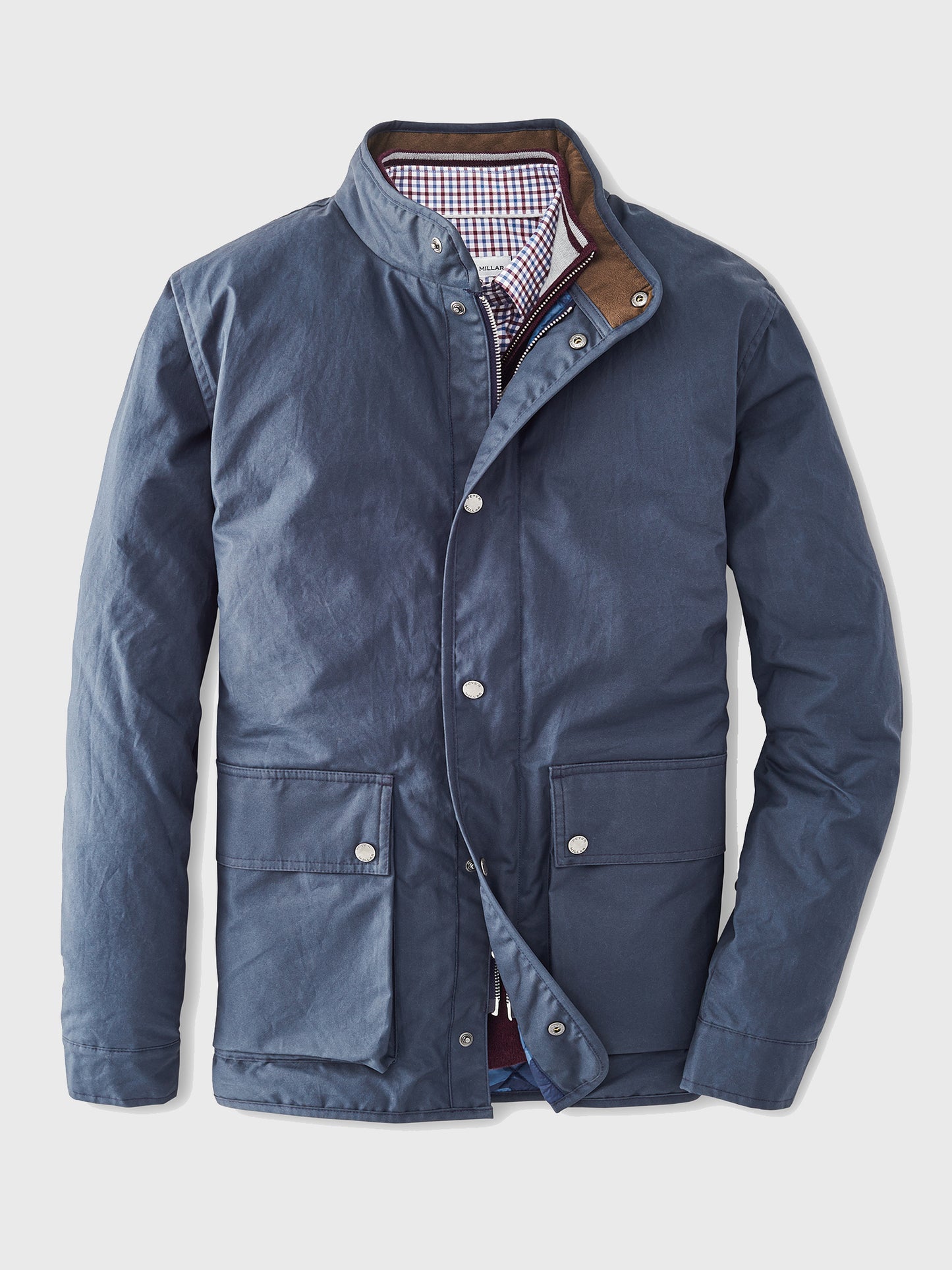 Peter Millar Men's Crown Waxed Cotton Field Jacket - Saint Bernard