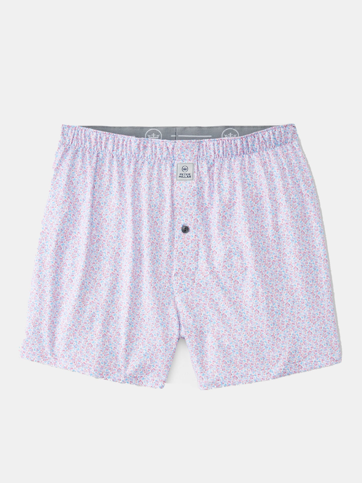 Peter Millar Crown Sport Men's Stars Performance Boxer - Saint Bernard