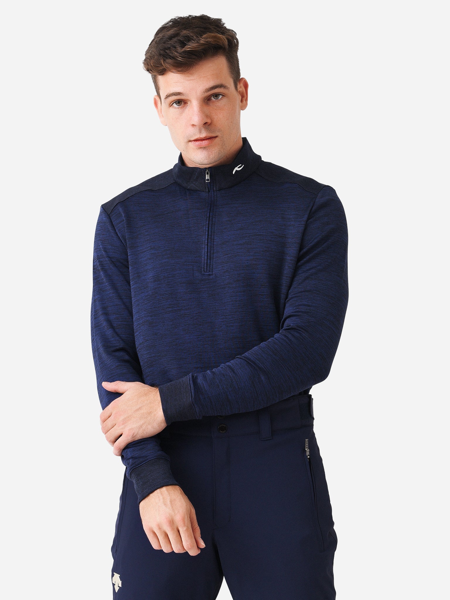 Kjus Pull Liam Techwool 1/2 Zip Homme (Bleu