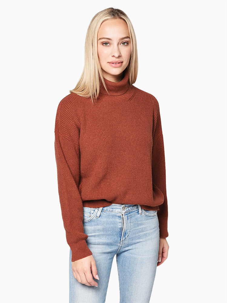 Velvet Women's Mindy Turtleneck Sweater Saint Bernard