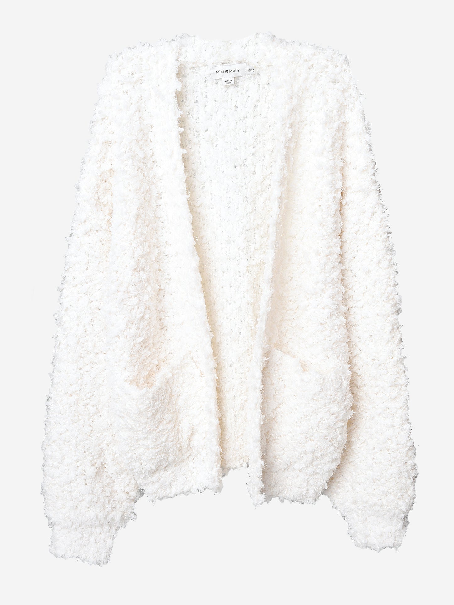 Mini Molly Fuzzy Cardigan - Saint Bernard