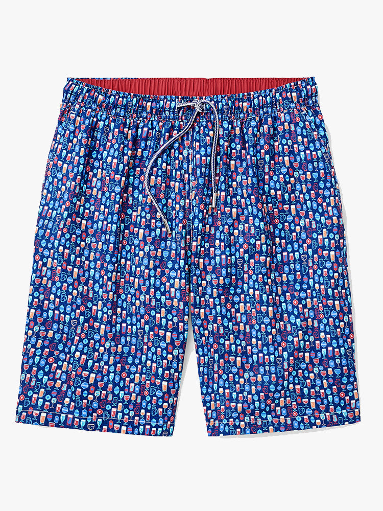 Peter Millar Seaside Men’s Shakers And Suds Swim Trunk - Saint Bernard