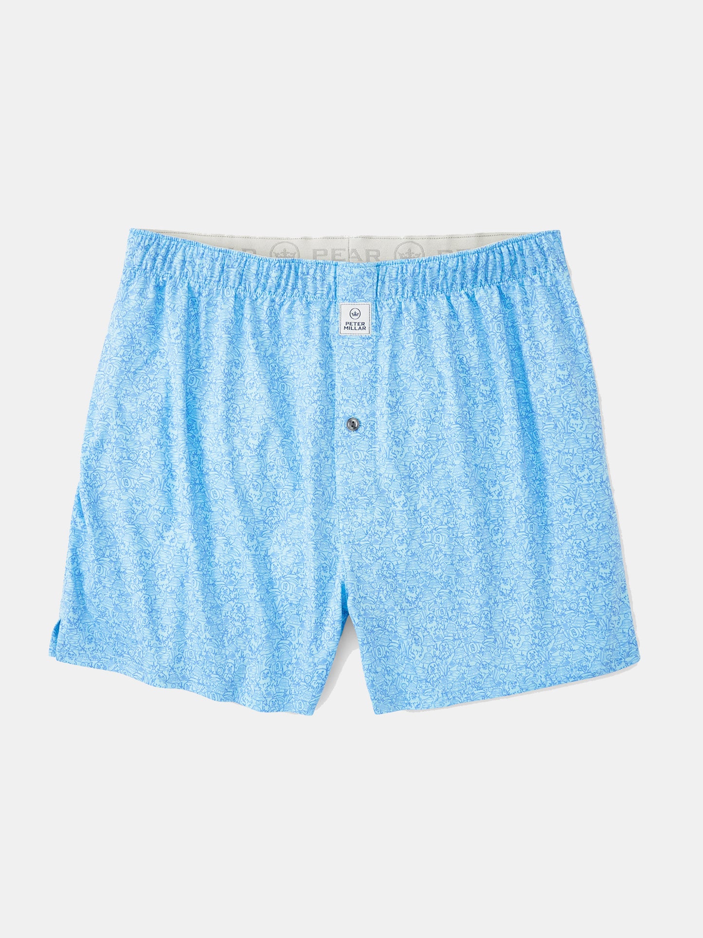 Peter Millar Crown Sport Men's Tillis Performance Boxer - Saint Bernard