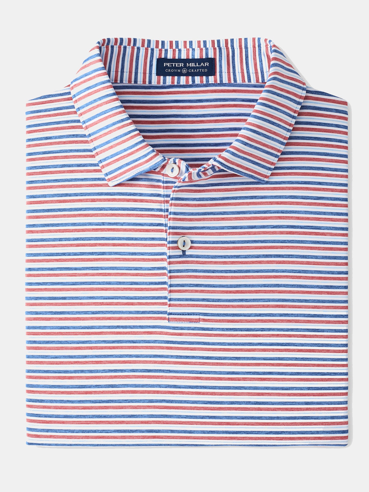 Peter Millar Crown Crafted Men's Soul Performance Jersey Polo - Saint Bernard